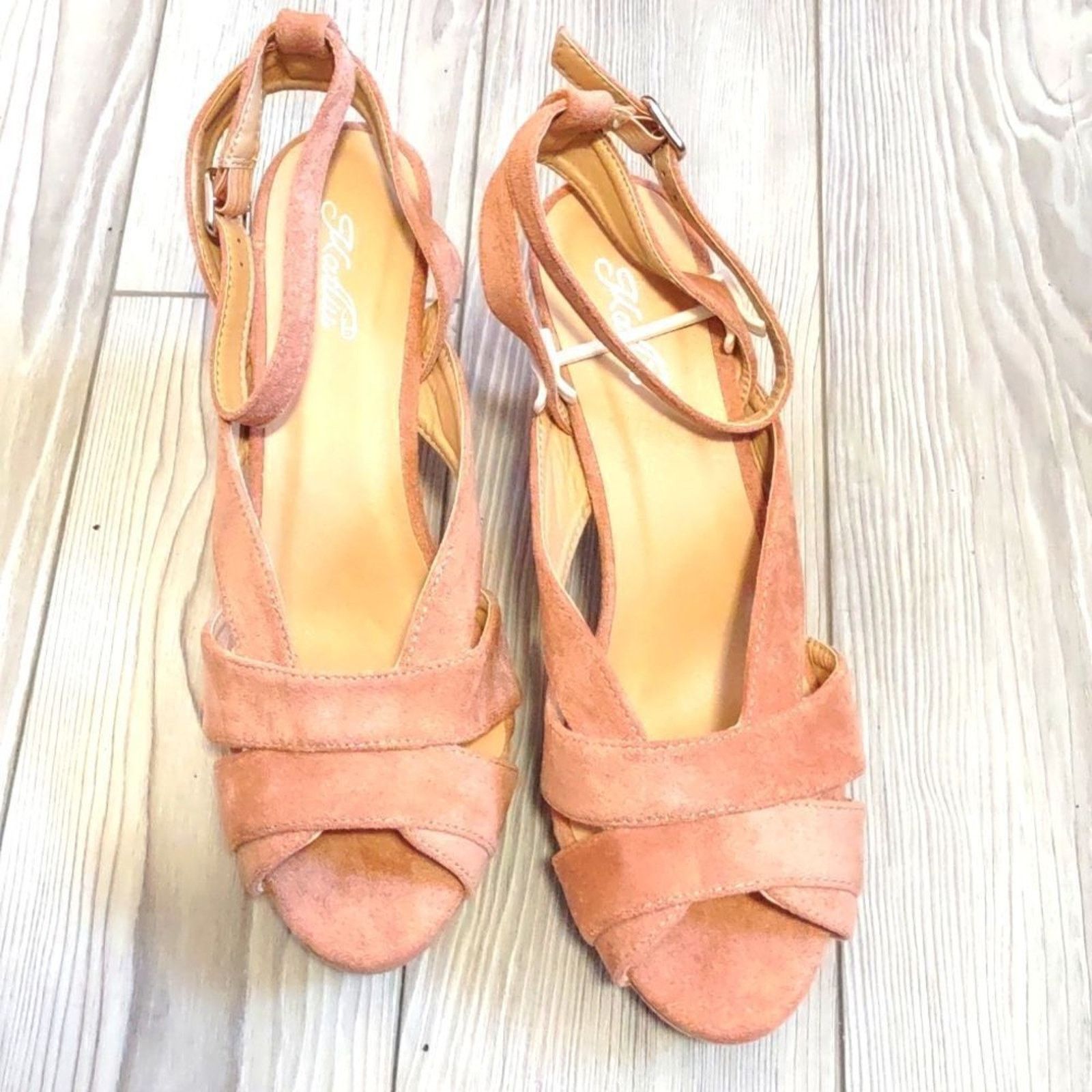 Other (30-1359) Katliu Women's Heeled Sandals Sz 9.5 (40) Size US 9.5 / IT 39.5 - 2 Thumbnail