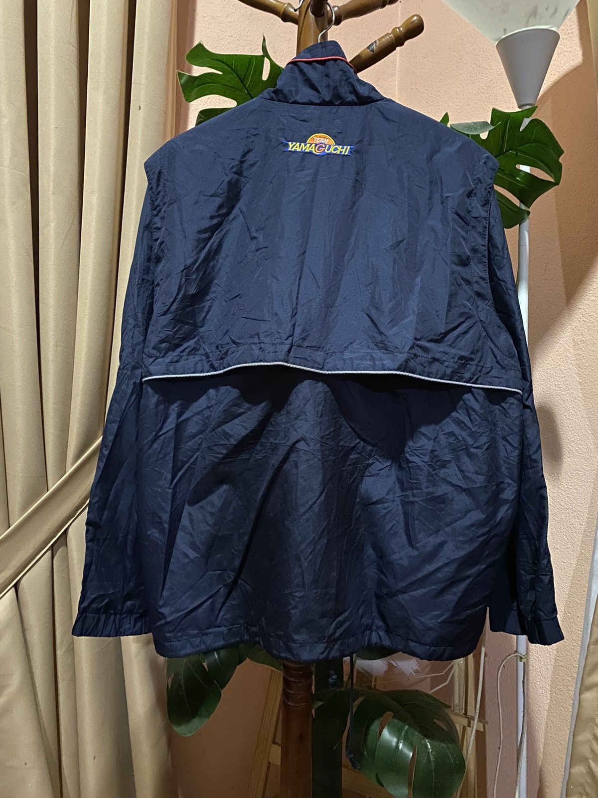 Mizuno Vintage Mizuno “Team Yamaguchi” Navy Windbreaker Jacket Size US M / EU 48-50 / 2 - 8 Thumbnail