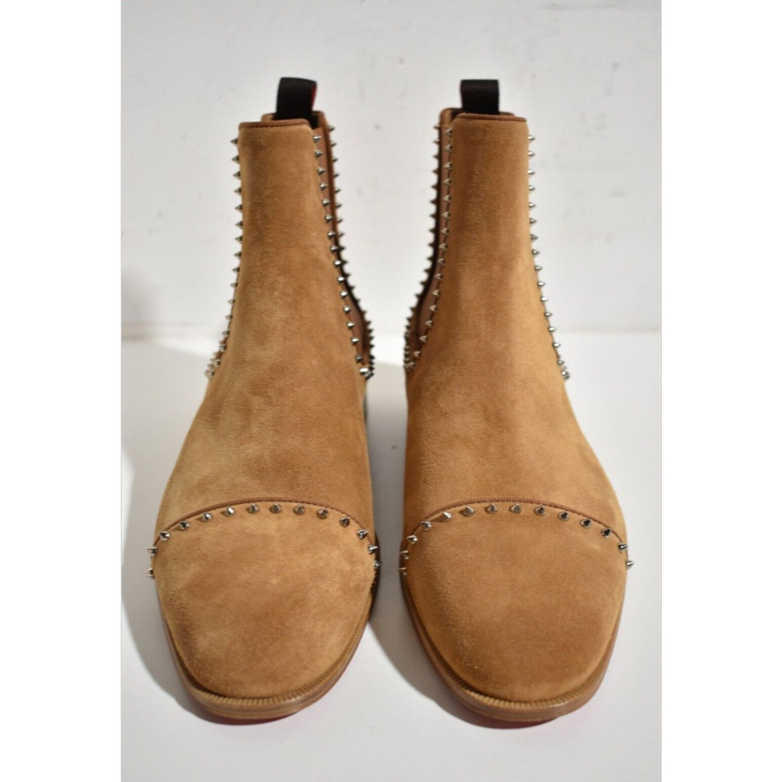 Christian Louboutin Christian Louboutin Flat Brown Suede Spike Boot 42 9 Size US 9 / EU 42 - 6 Thumbnail