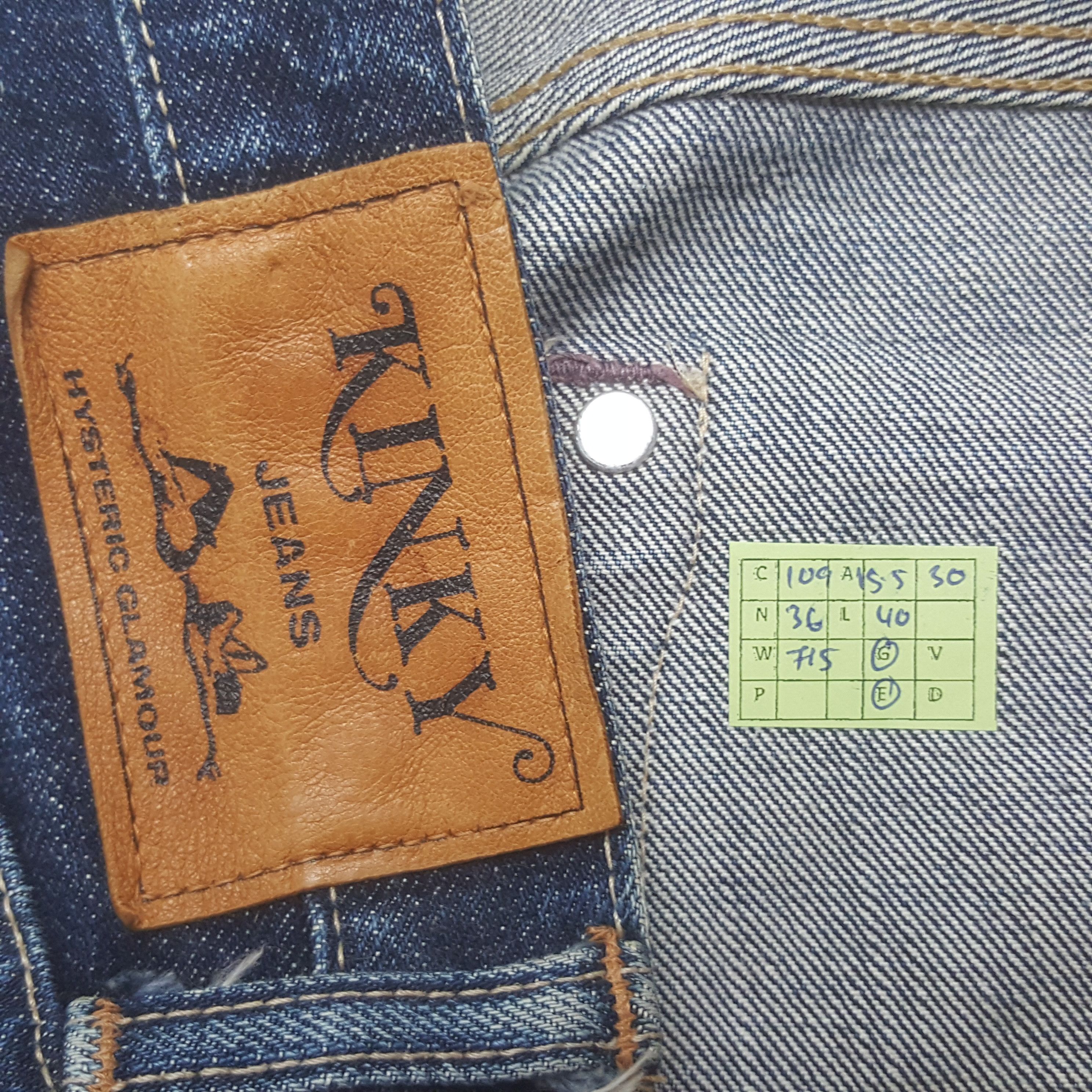 Hysteric Glamour × Japanese Brand × Vintage Vintage Hysteric Glamour Japanese Brand Custom Art Jeans Size US 31 - 8 Thumbnail