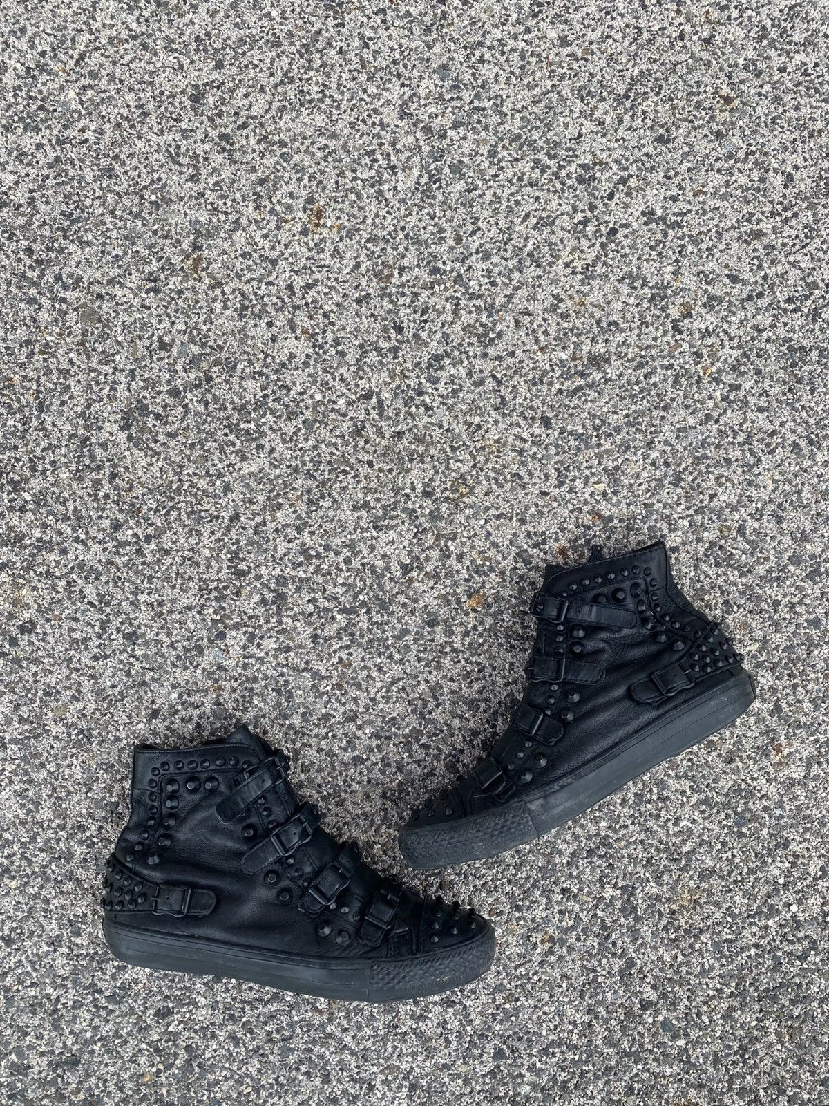 ASH Ash Spike Multilaces Leather Sneakers | Grailed