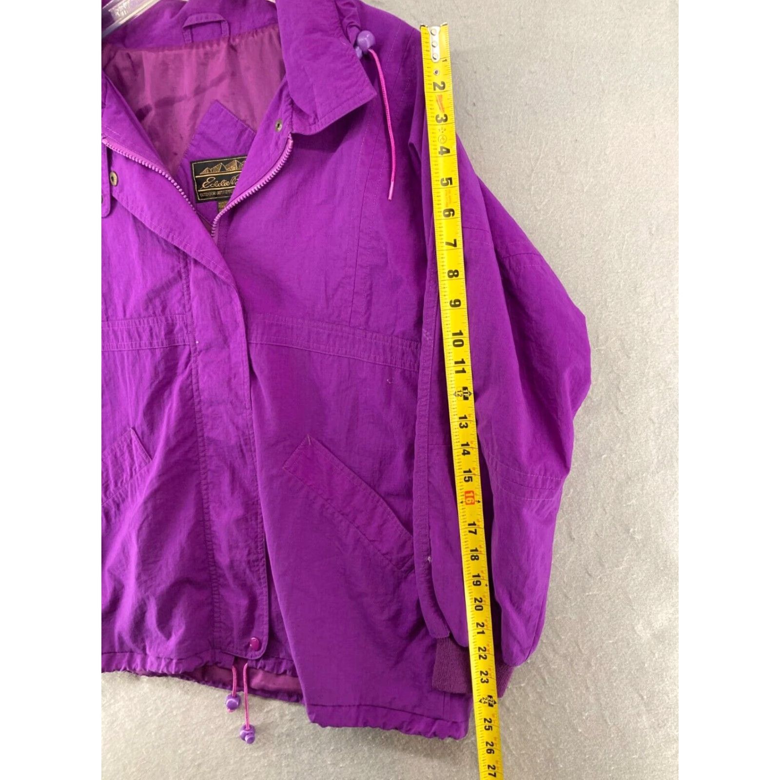 Eddie Bauer VINTAGE Eddie Bauer Windbreaker Jacket Womens M Purple Softshell Lightweight 90s Size M / US 6-8 / IT 42-44 - 4 Thumbnail
