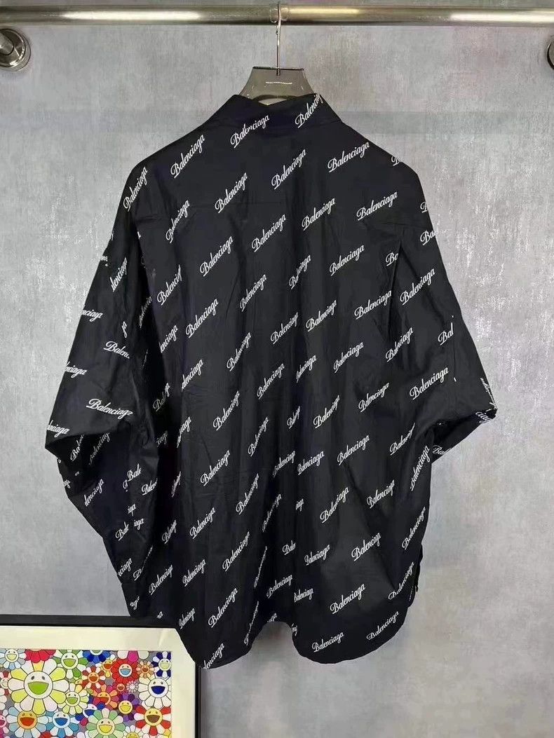 Balenciaga Balenciaga size 40 Bullet screen full LOGO shirt Size US XXS / EU 40 - 2 Thumbnail