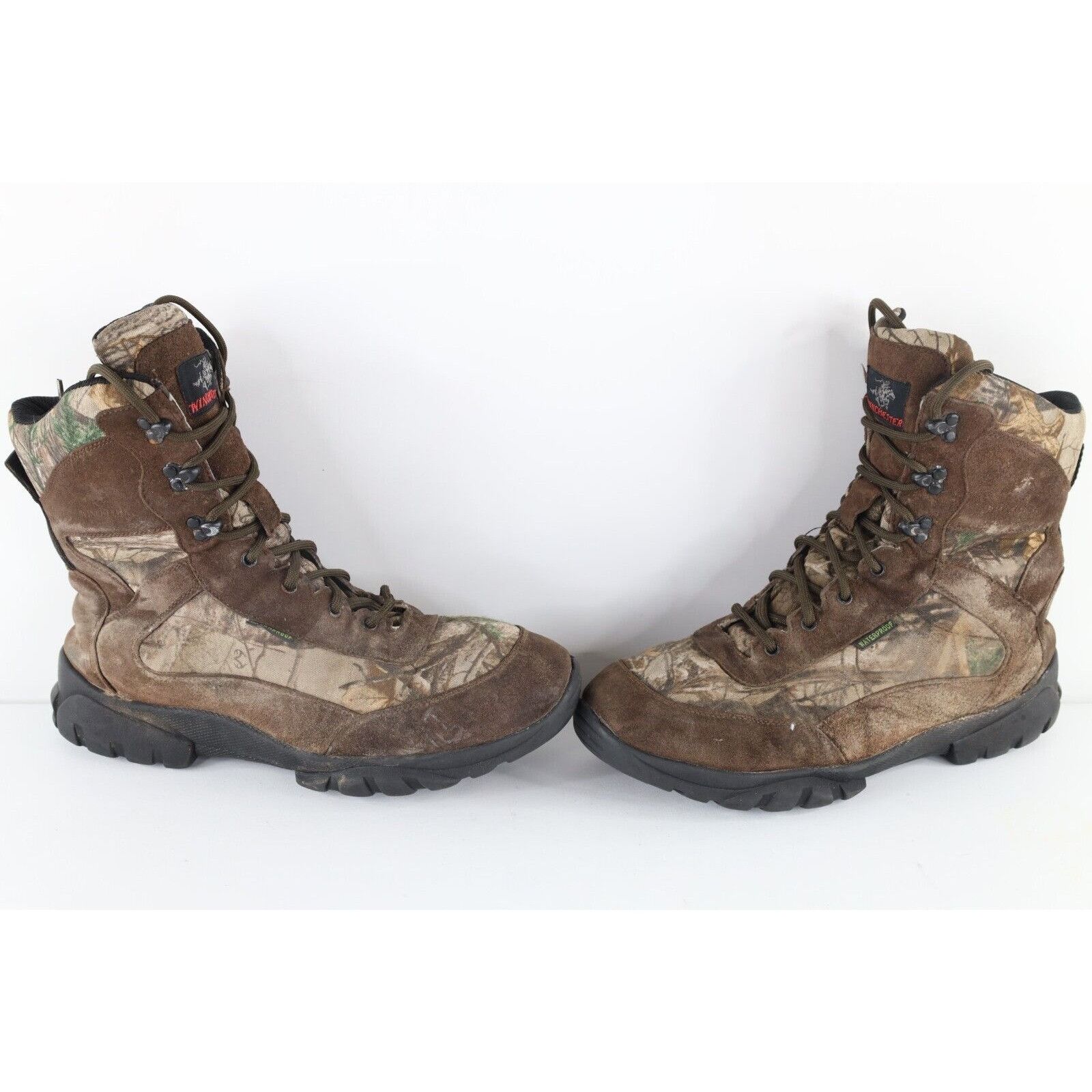 Vintage Vintage 90s Winchester Waterproof Camouflage Boots Size US 12 / EU 45 - 1 Thumbnail