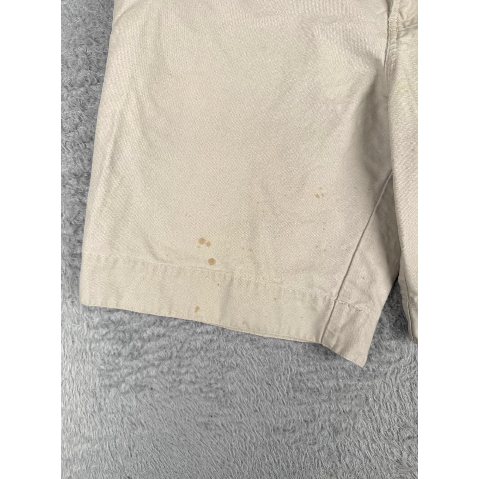 Vintage Columbia Men’s Shorts Chino 34 Beige 100% Cotton Duck Hiking Casual 34x10 Mens Size US 34 / EU 50 - 3 Thumbnail