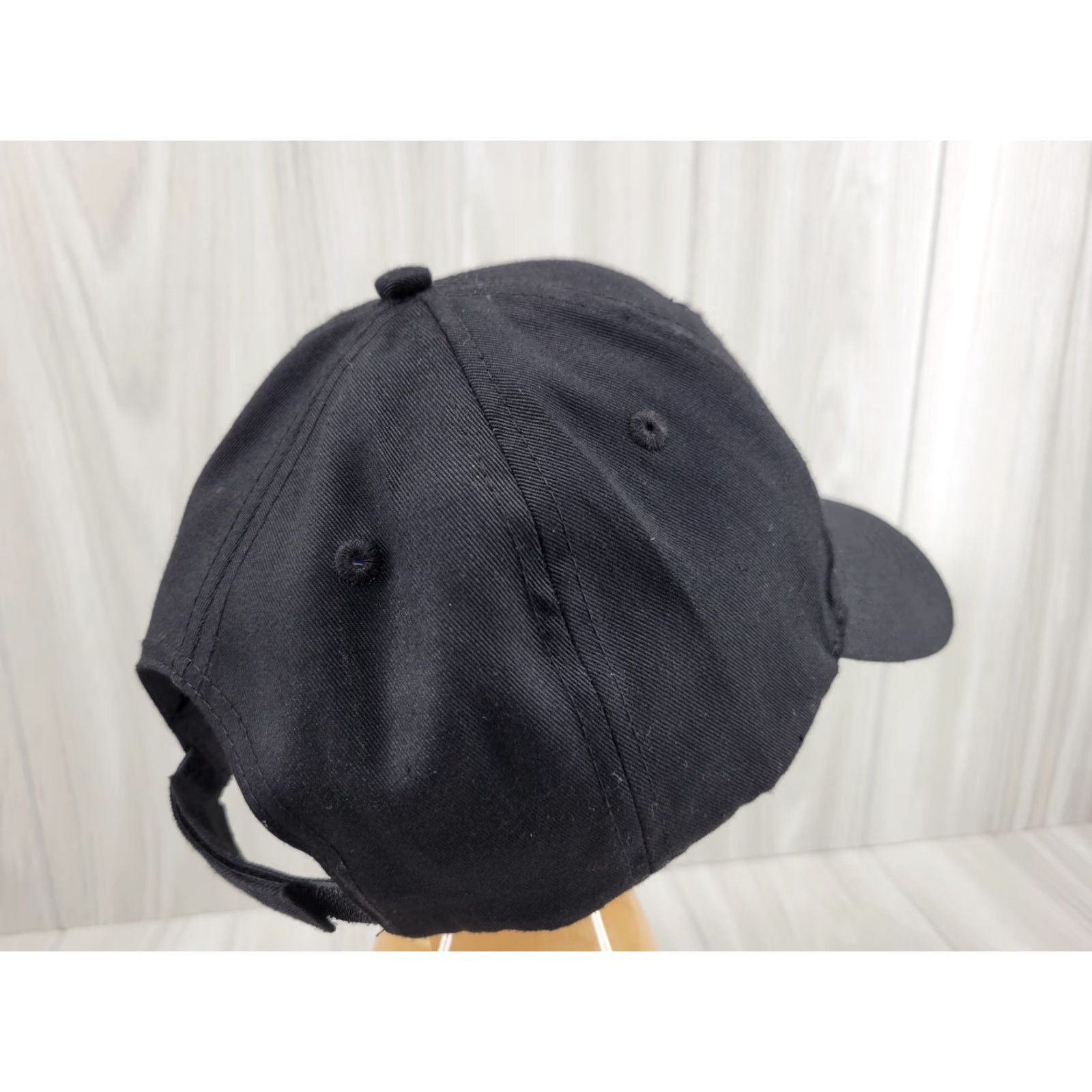 Vintage headtotoe Hat Distressed Black Trucker Hat Men One Size Black Solid Nature Garden Vintage No Size ONE SIZE - 6 Thumbnail