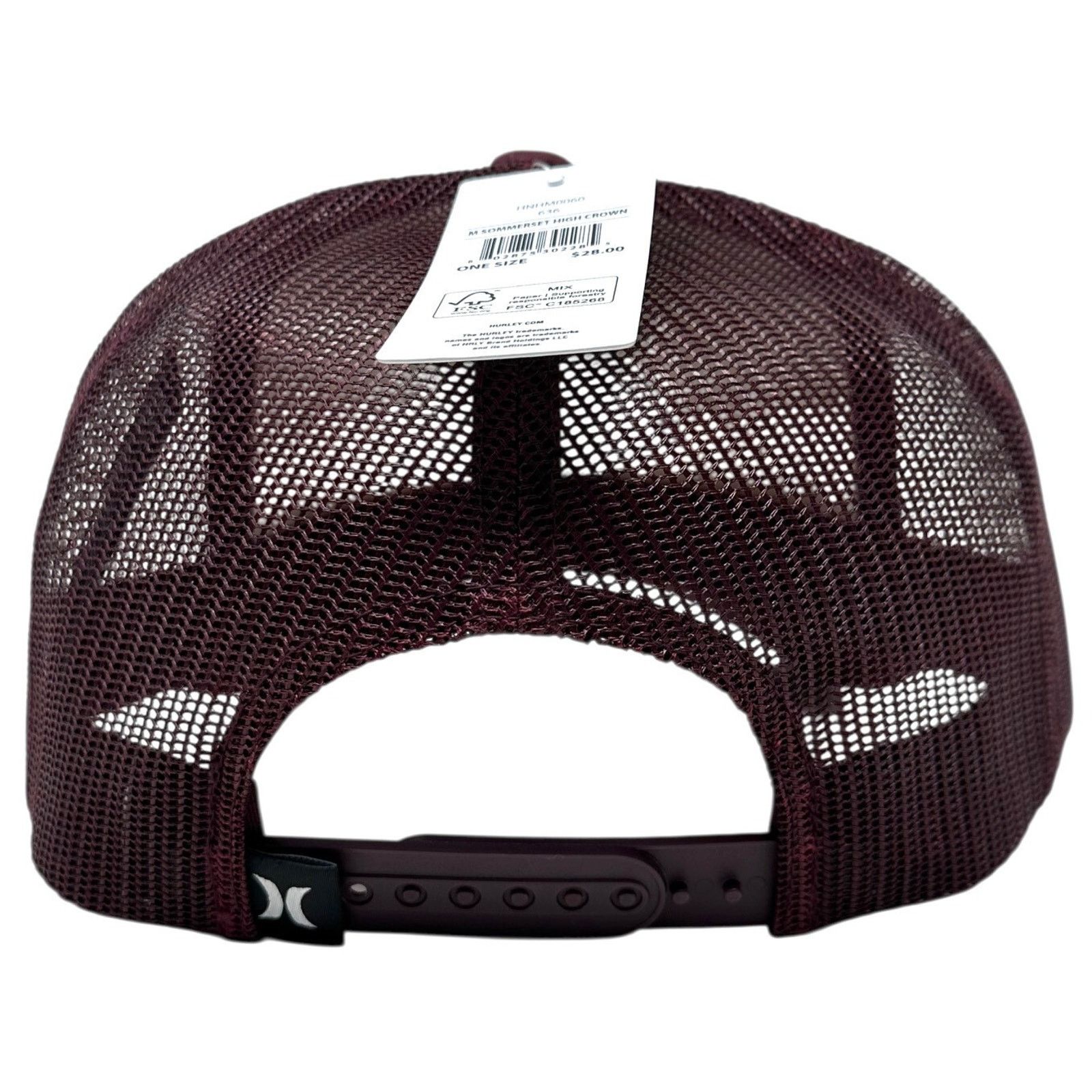 Hurley Hurley Trucker Hat Sommerset High Crown Mesh Snapback Cap Size ONE SIZE - 3 Thumbnail
