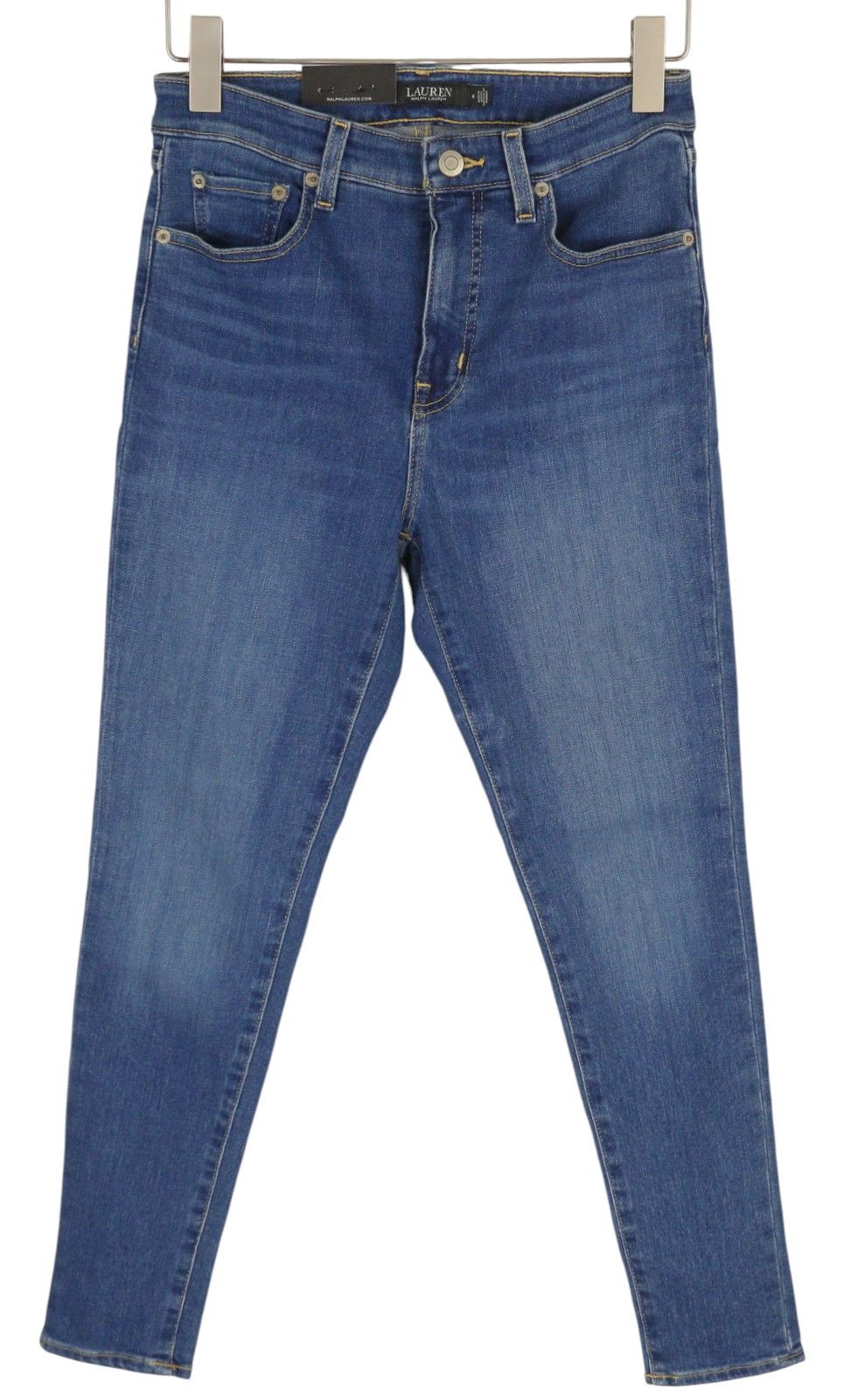 Lauren Ralph Lauren LEGACY W27 High Rise Skinny Ankle Jeans 84701 Size 27" / US 4 / IT 40 - 1 Thumbnail