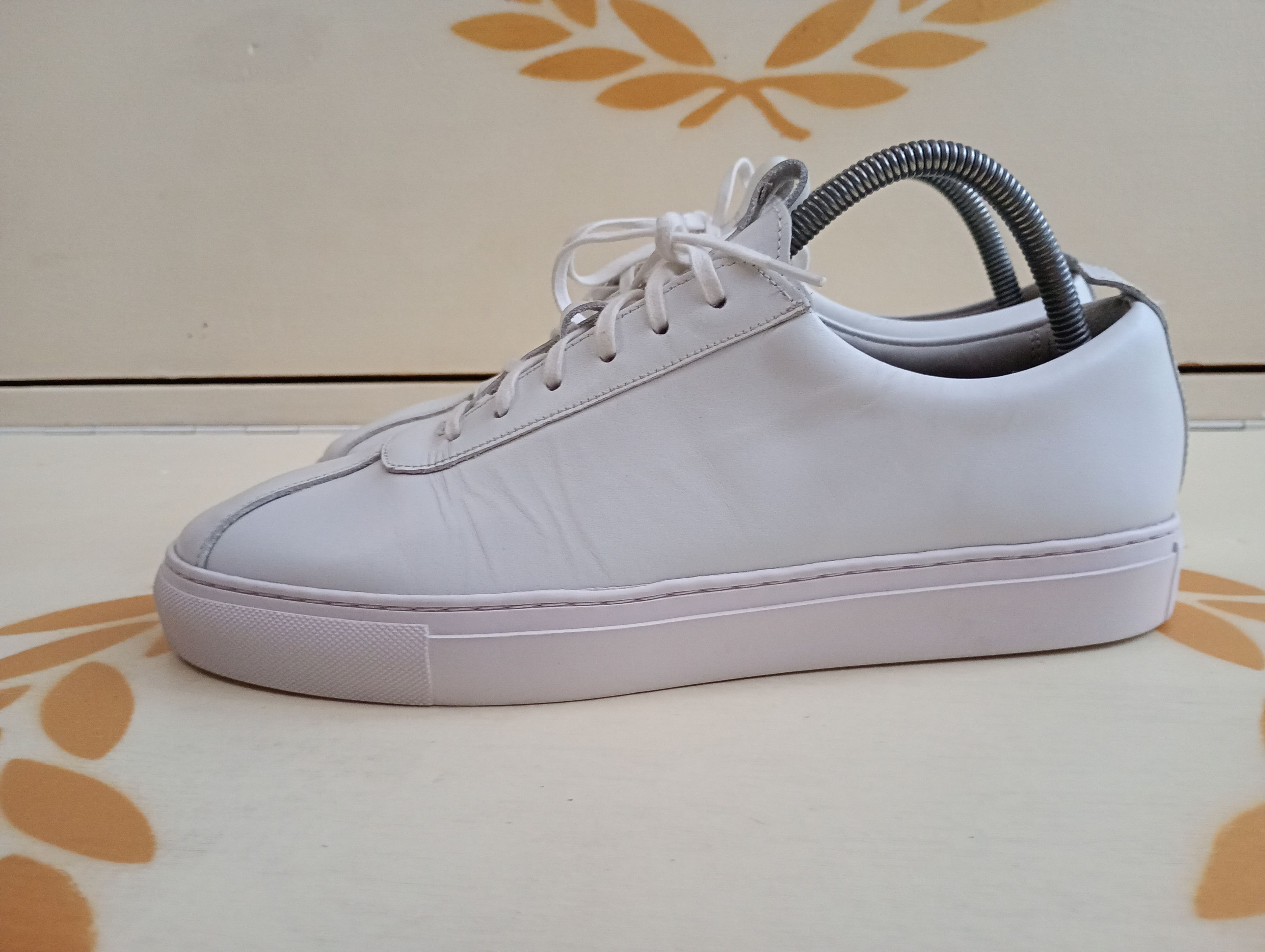 Grenson Grenson White Leather Sneakers Size US 8 / EU 41 - 1 Thumbnail