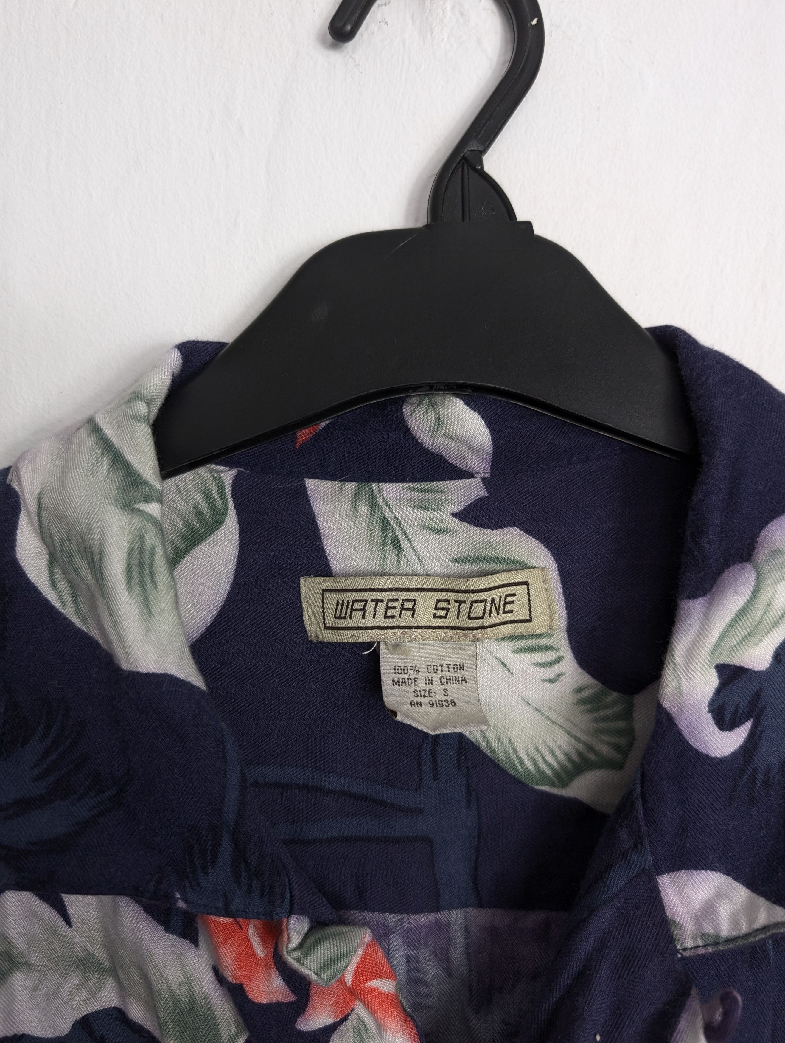 Vintage Vintage Y2K Hawaiian Shirt - Summer Floral Palm Tree Print Size US S / EU 44-46 / 1 - 4 Thumbnail