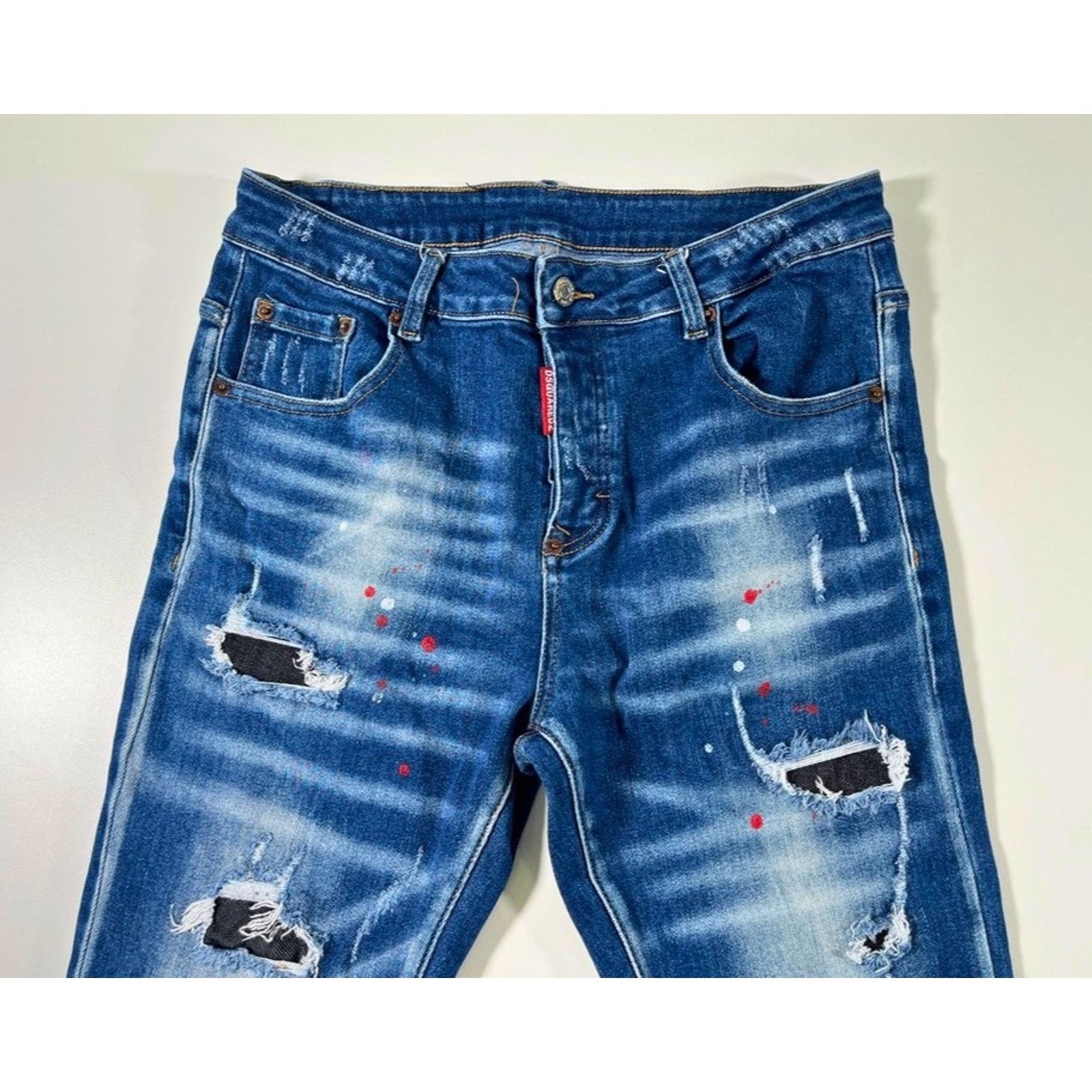 Dsquared2 DSQUARED2 Cool Guy Distressed Paint Splatter Jeans 48 32x28 Size US 32 / EU 48 - 4 Thumbnail