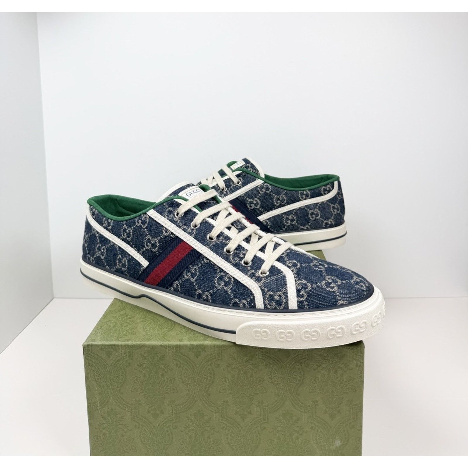 Gucci Size 16G/16.5US - Gucci Tennis 1977 Blue NEW! Size US 15 / EU 48 - 2 Thumbnail