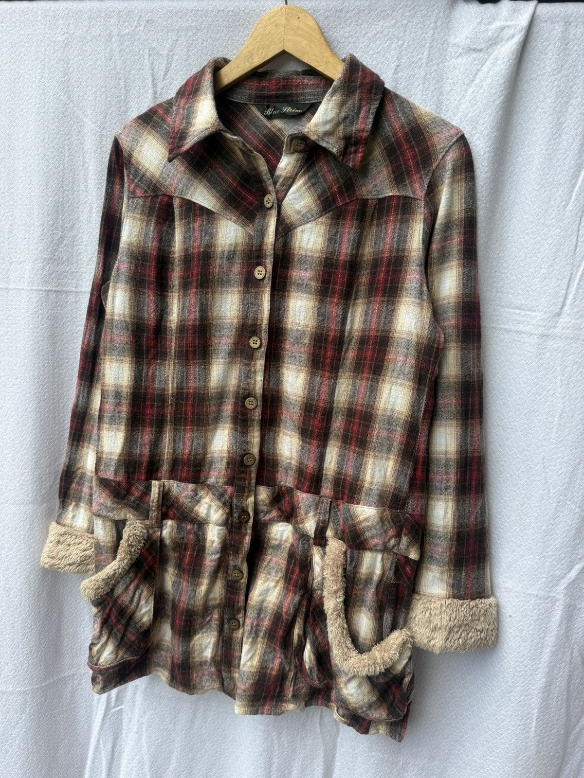 Hysteric Glamour Japanese fur style plaid button shirt Size US M / EU 48-50 / 2 - 7 Thumbnail