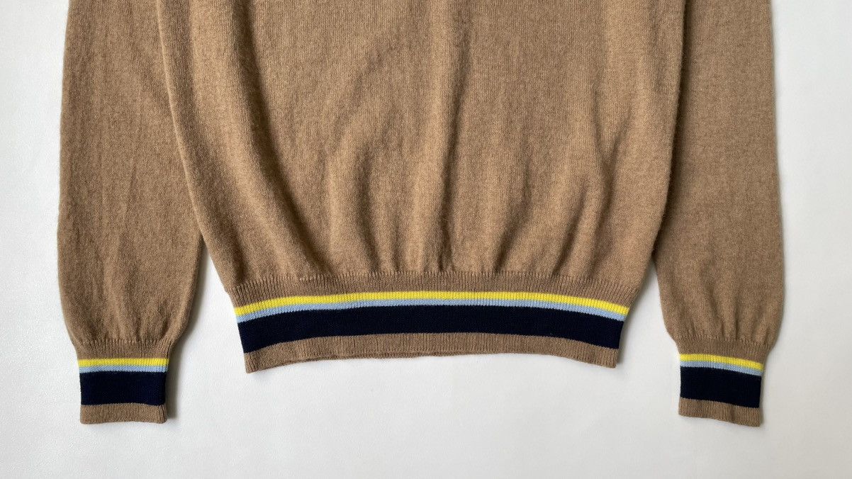 Comme des Garcons A/W 04 Camel Wool Polo Sweater Size US M / EU 48-50 / 2 - 5 Thumbnail