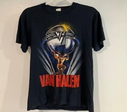 T-shirt VAN HALEN CONCERT TOUR 2015 – Unisex Cotone Nero Dalla S Alla 5XL
