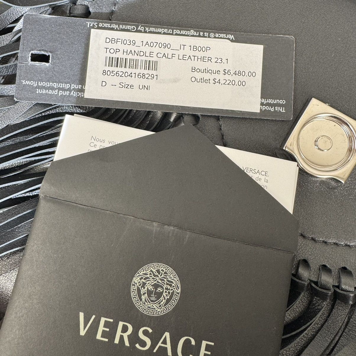 Versace Certificate Authenticity✅ New Versace Handbag with straps 🖤 Size ONE SIZE - 25 Thumbnail