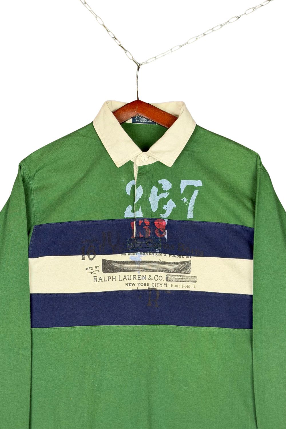 Polo Ralph Lauren Polo Ralph Lauren Graphic Rugby Shirt Nautical XL (Fits S) Size US XL / EU 56 / 4 - 3 Thumbnail