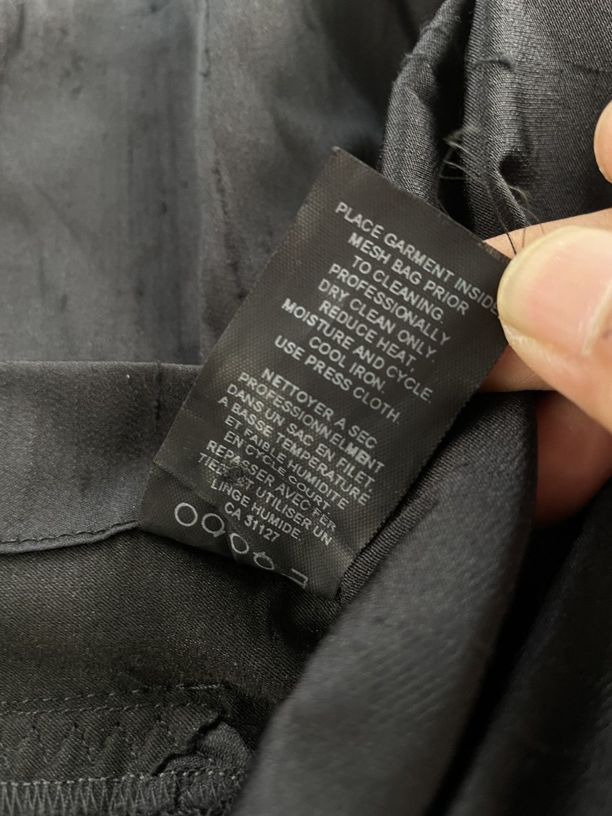 Donna Karan Black Linen Viscose Tied Front Jacket Blazer Size S / US 4 / IT 40 - 7 Thumbnail