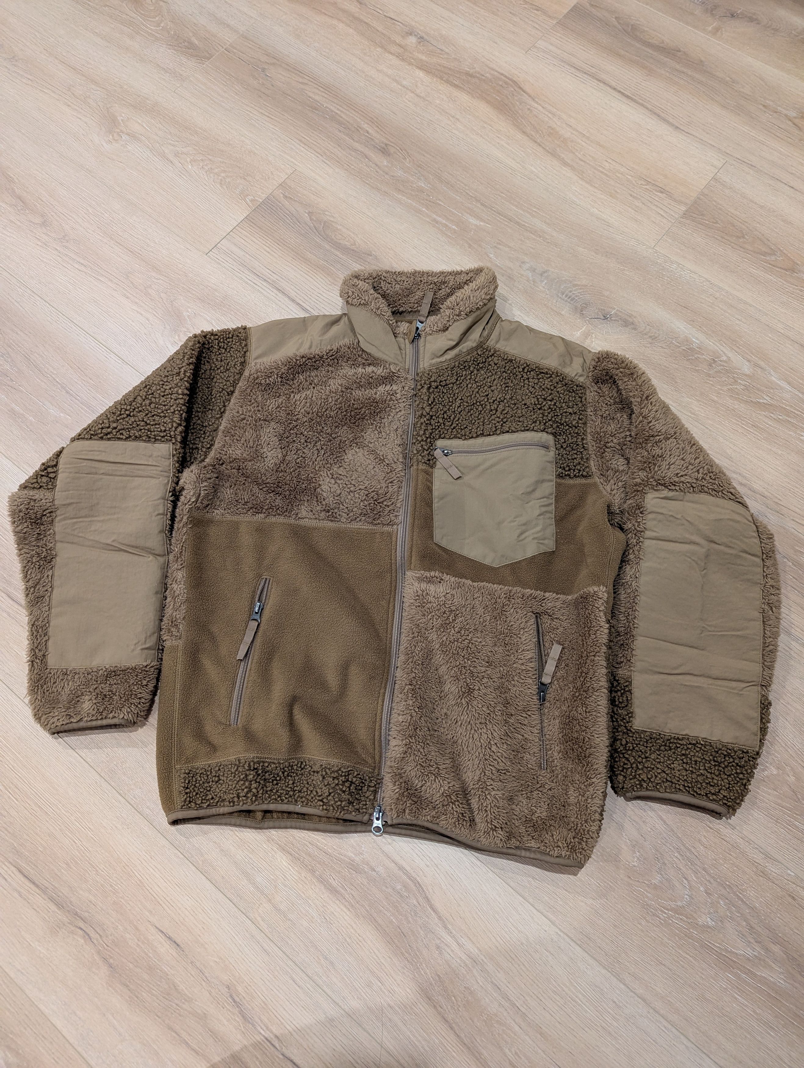 Engineered Garments × Uniqlo Patchwork Fleece Zip Up Size US S / EU 44-46 / 1 - 1 Thumbnail
