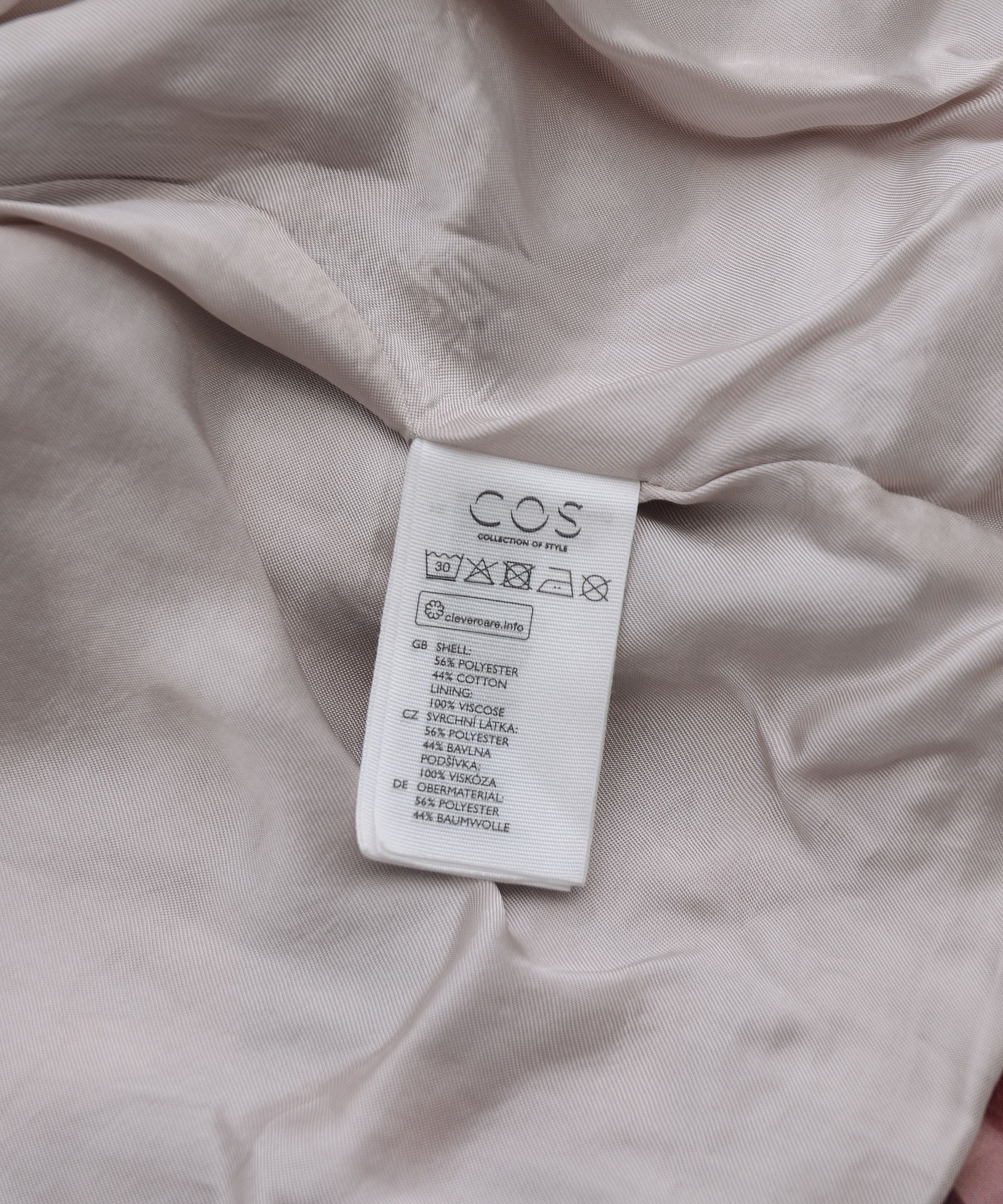 Cos COS Jacket Blazer Coat Y2K size 36 Multicolor Rare Size XS / US 0-2 / IT 36-38 - 9 Thumbnail