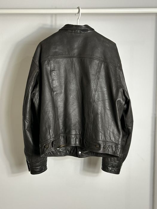 Vintage Vintage Leather Jacket Avantgarde | Grailed