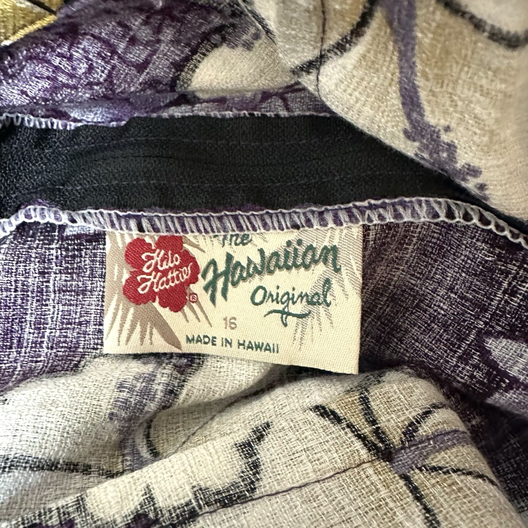 Hilo Hattie VINTAGE Hilo Hattie Hawaiian Aloha Dress Sundress Purple Floral Size 16 Womens Size XXL / US 16-18 / IT 52-54 - 3 Thumbnail