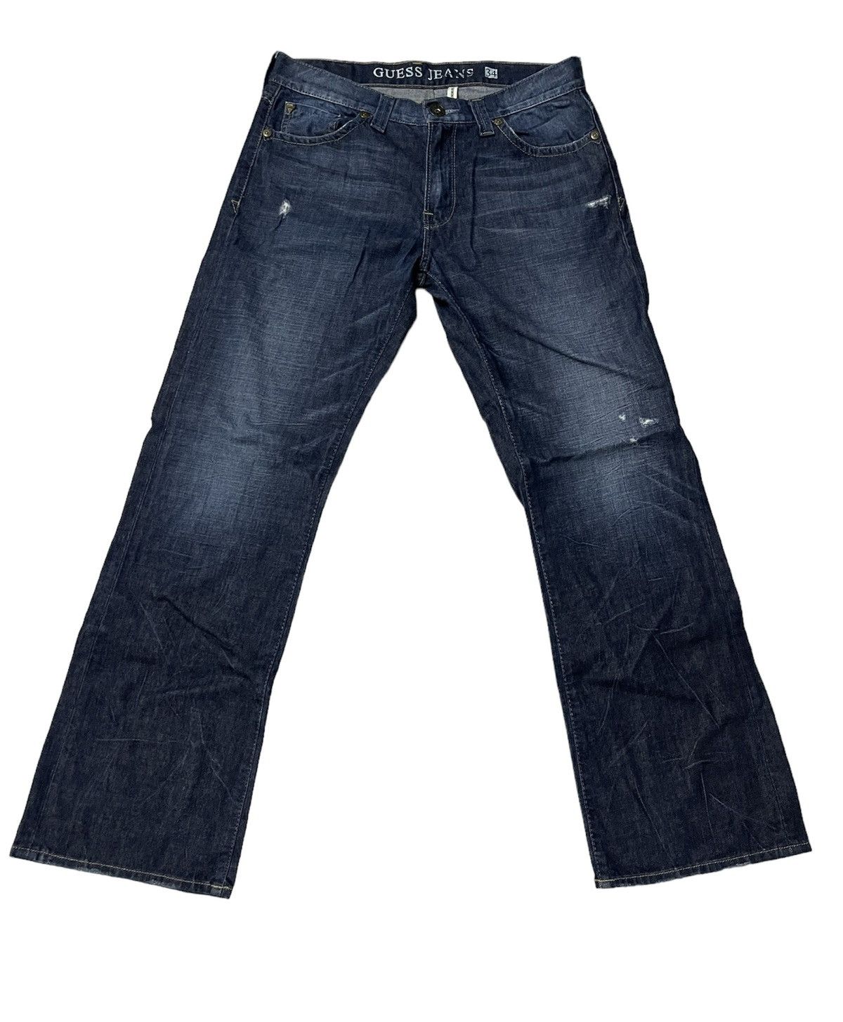 Guess × Japanese Brand Guess Denim Jeans Blue Size US 34 / EU 50 - 1 Thumbnail
