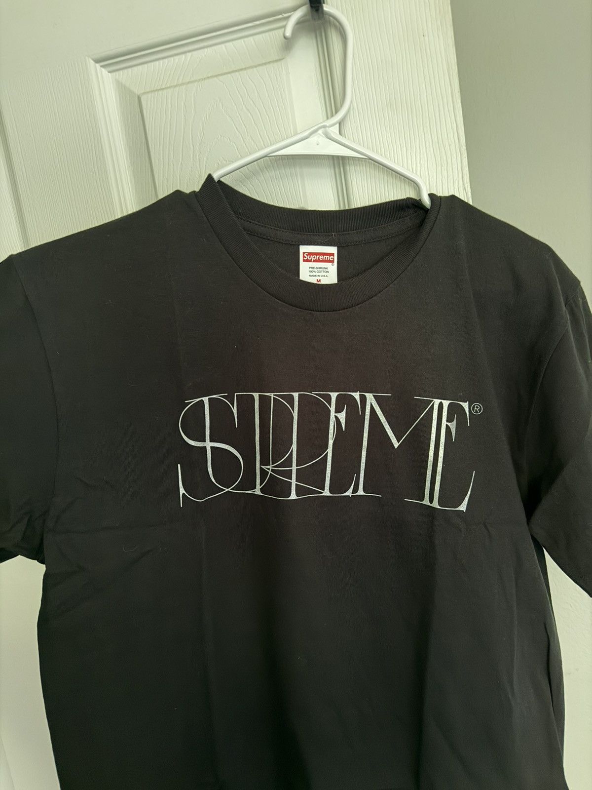 Supreme Supreme Silver/Chrome Trademark Tee Size US M / EU 48-50 / 2 - 2 Thumbnail