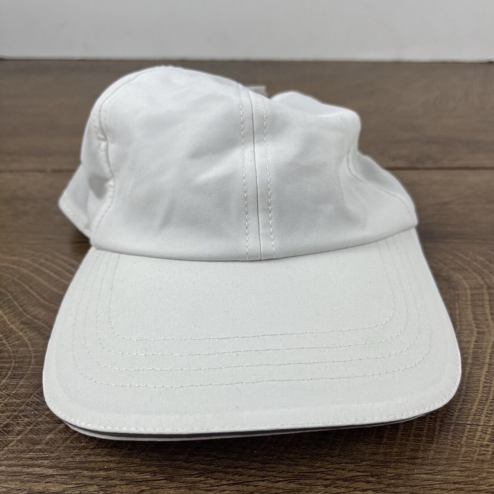 Other Athletic Running Hat White Cap Hat White Cap Hat Adjustable Size ONE SIZE - 4 Thumbnail