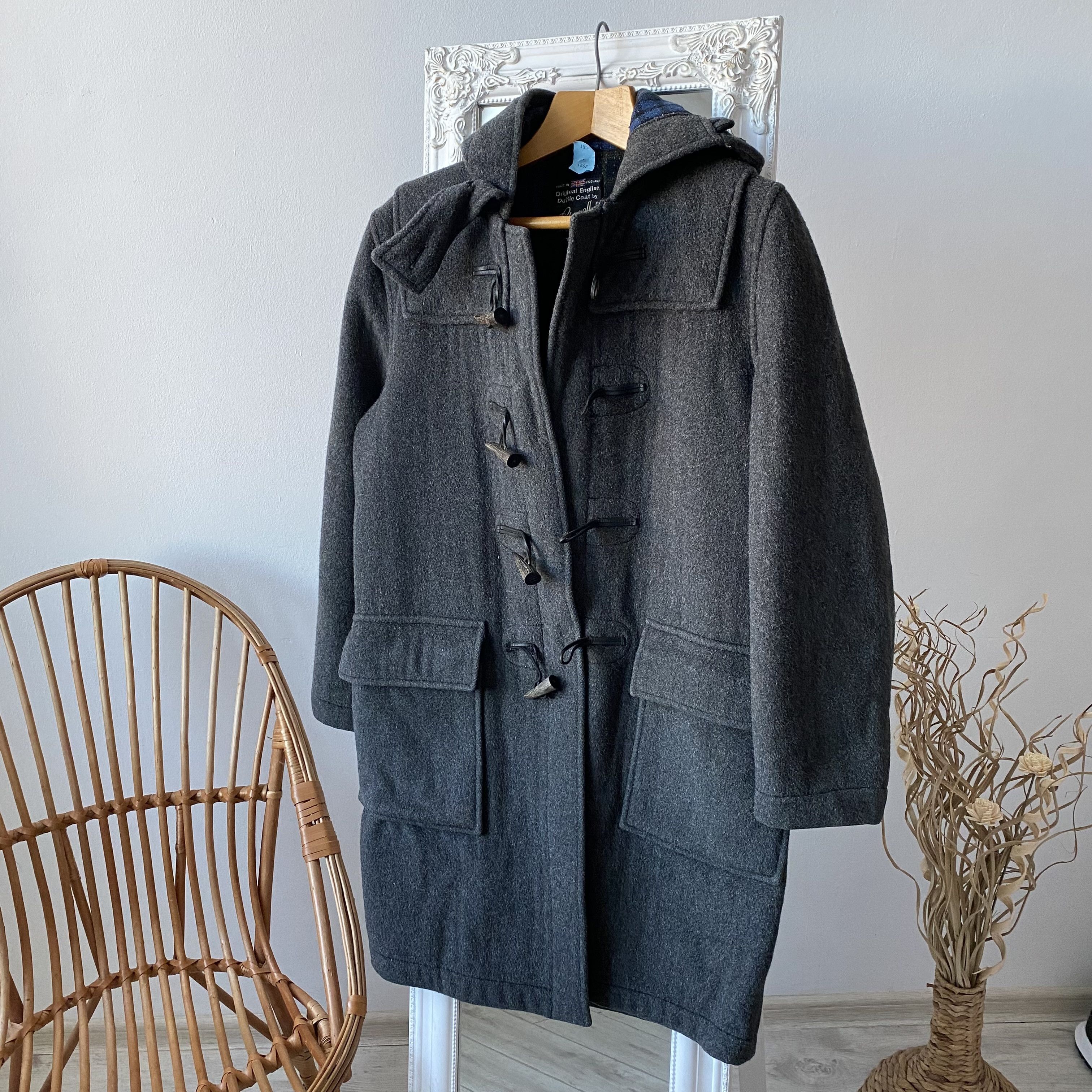 Vintage 90s Gloverall Vintage Duffel Coat Wool made in england