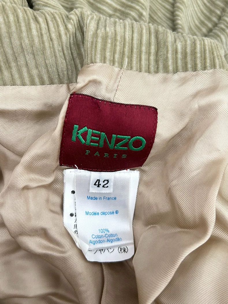 Kenzo KENZO Bean green petal collar corduroy coat Size S / US 4 / IT 40 - 9 Thumbnail