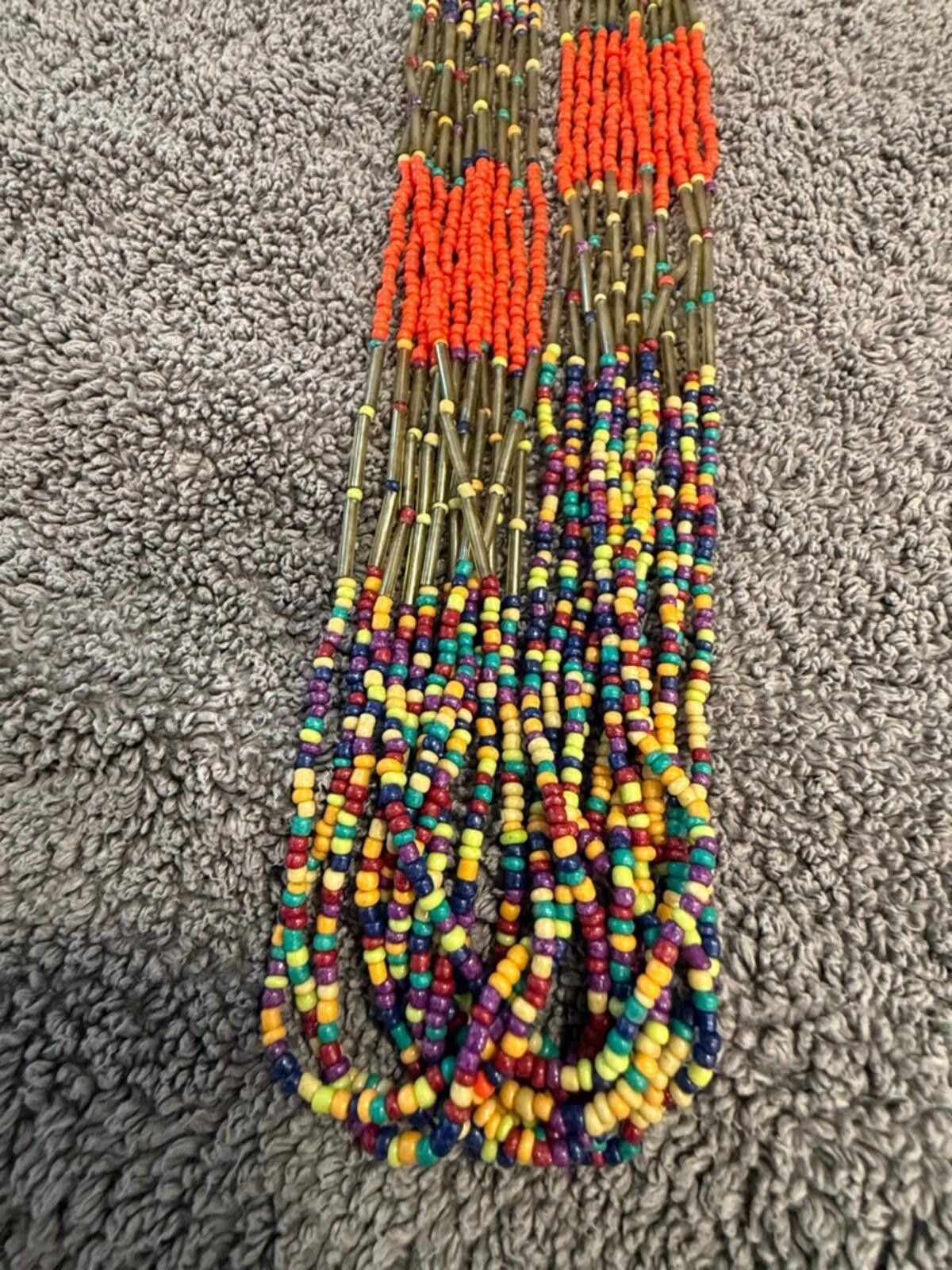 Ronnie Fieg Rion multicolored multi strand beaded chic necklace 15” Size ONE SIZE - 2 Thumbnail
