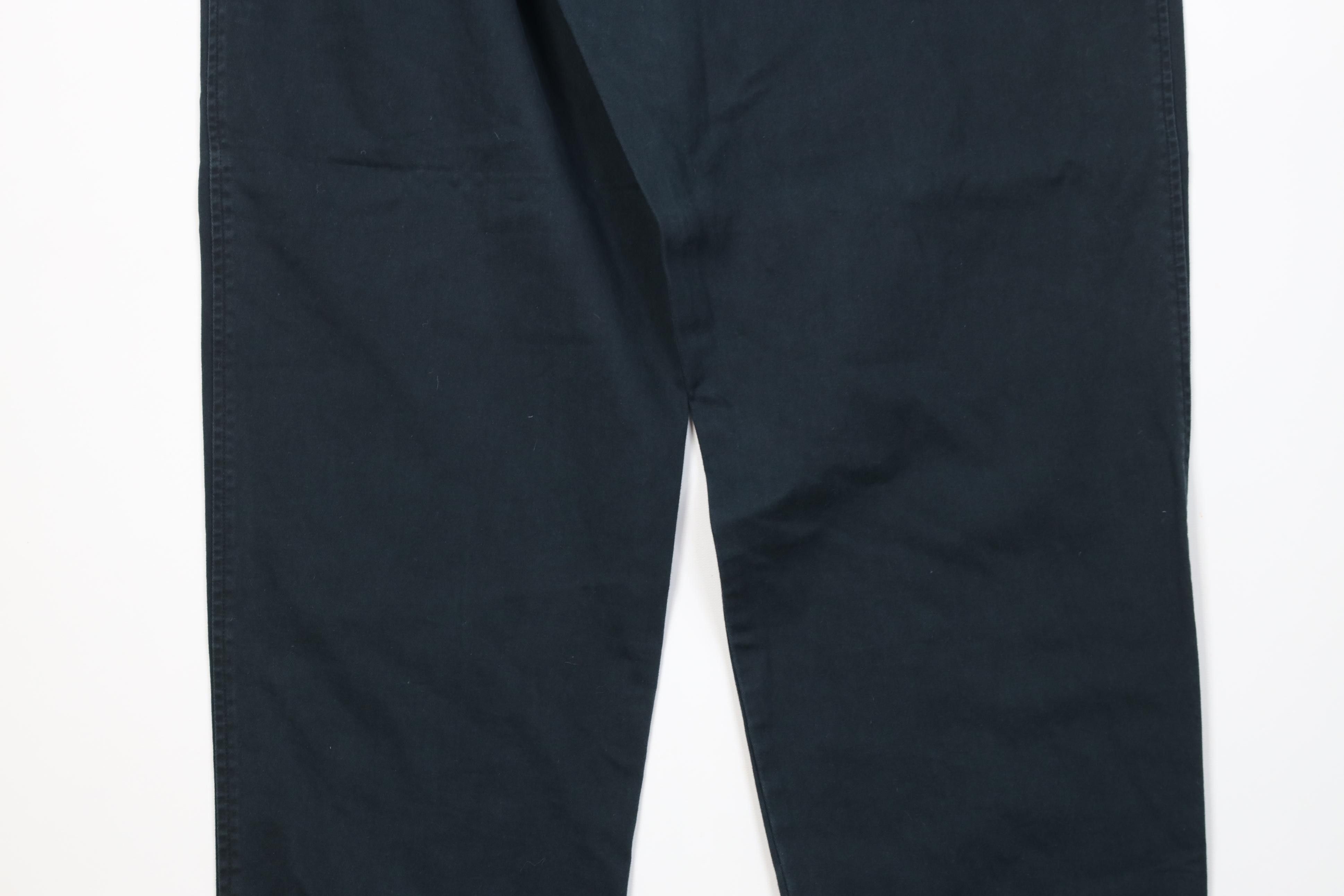 Eddie Bauer Vintage 90s Eddie Bauer Fit Pleated Chino Pants Green Size 38" / US 16 / IT 52 - 10 Thumbnail
