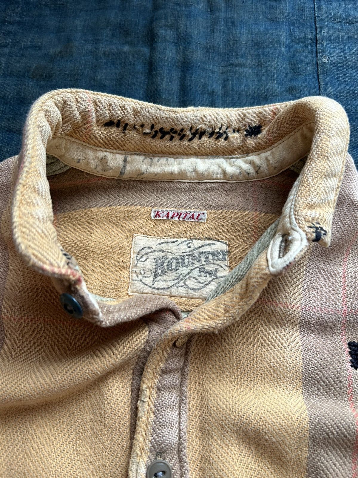 Kapital × Kapital Kountry Kapital patchwork long shirt Size US S / EU 44-46 / 1 - 3 Thumbnail