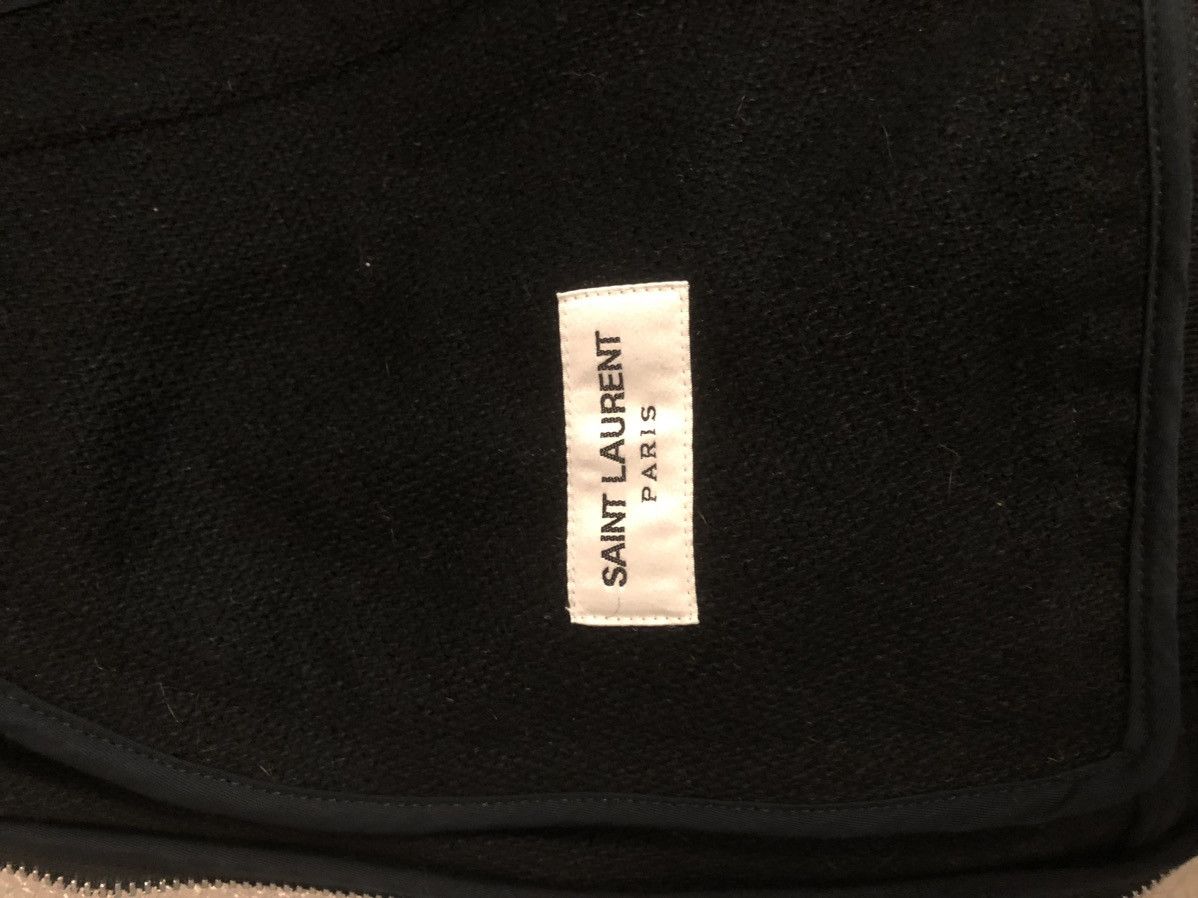 Saint Laurent Paris Saint Laurent wool distressed teddy bomber jacket hedi Size US S / EU 44-46 / 1 - 5 Thumbnail