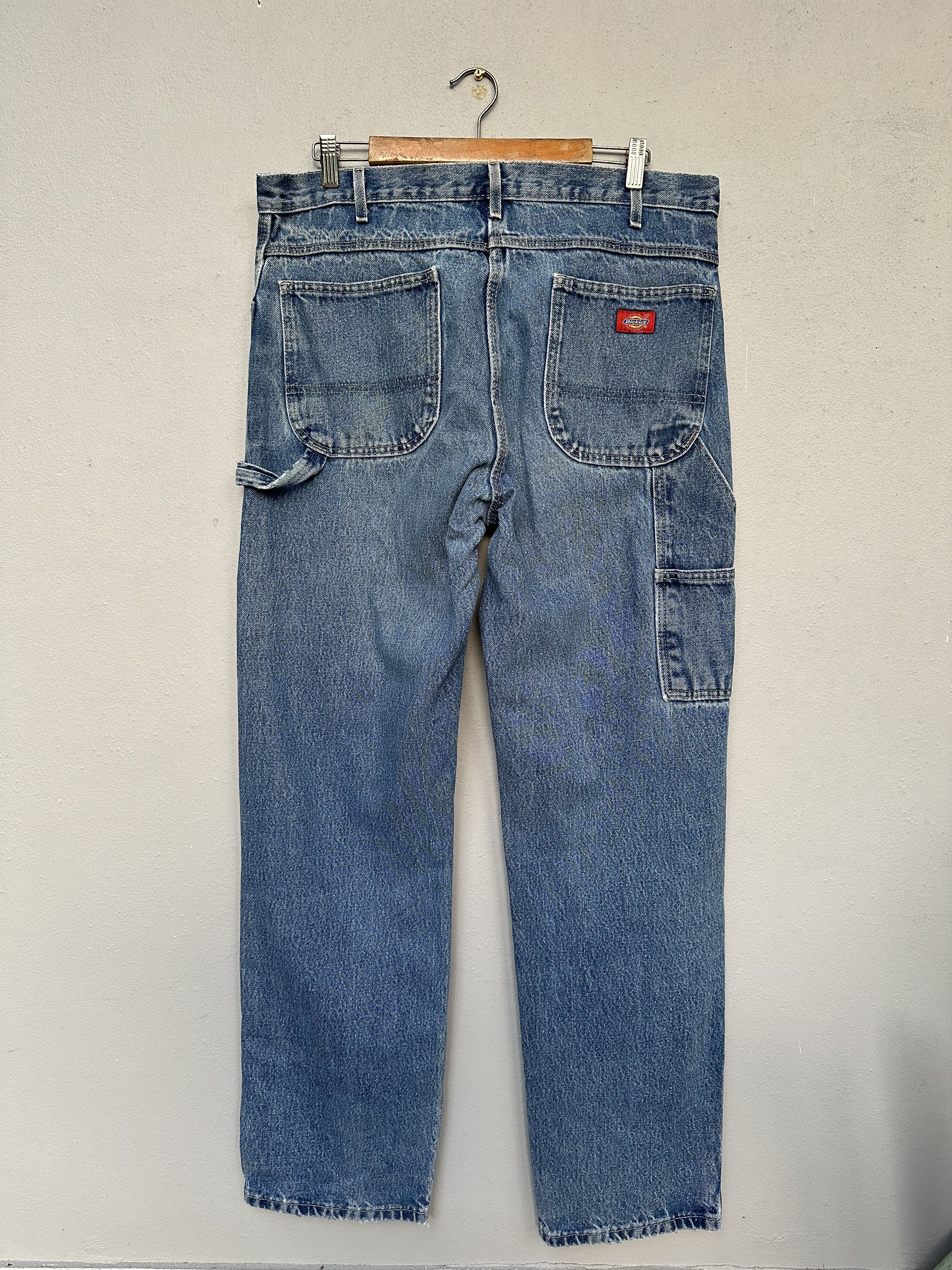 Dickies Vintage 1994 Dickies Carpenter Distressed Patina Jeans Size US 36 / EU 52 - 1 Thumbnail