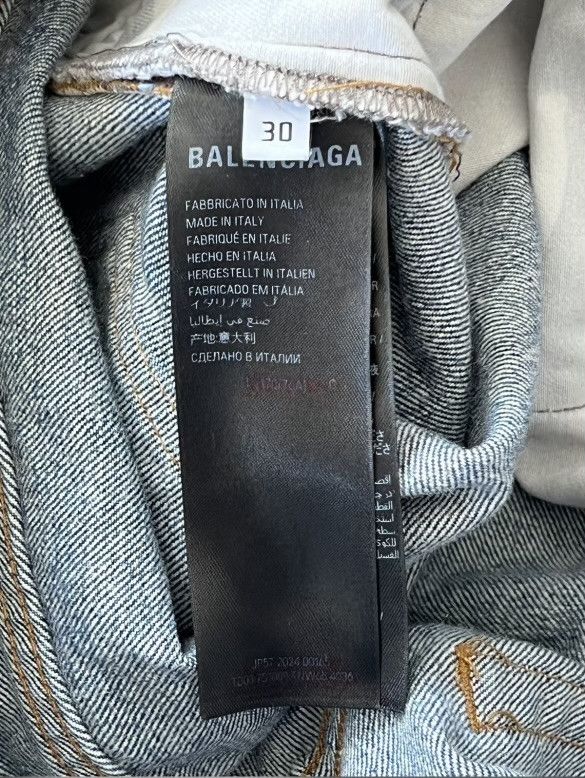 Balenciaga SS24 Sample Hybrid White Camo/Denim Shorts Size US 32 / EU 48 - 9 Thumbnail