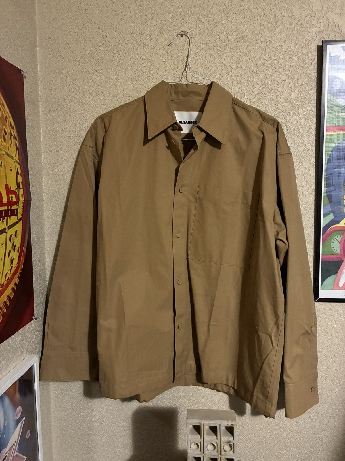 Jil Sander Jil Sander Oversized Drawstring Shirt Size US M / EU 48-50 / 2 - 1 Thumbnail