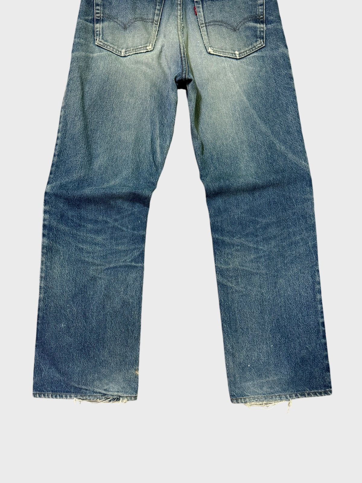 Levi's × Vintage Vintage Levi's 518 Distressed Stone Muddy Wash Denim Size US 31 - 14 Thumbnail