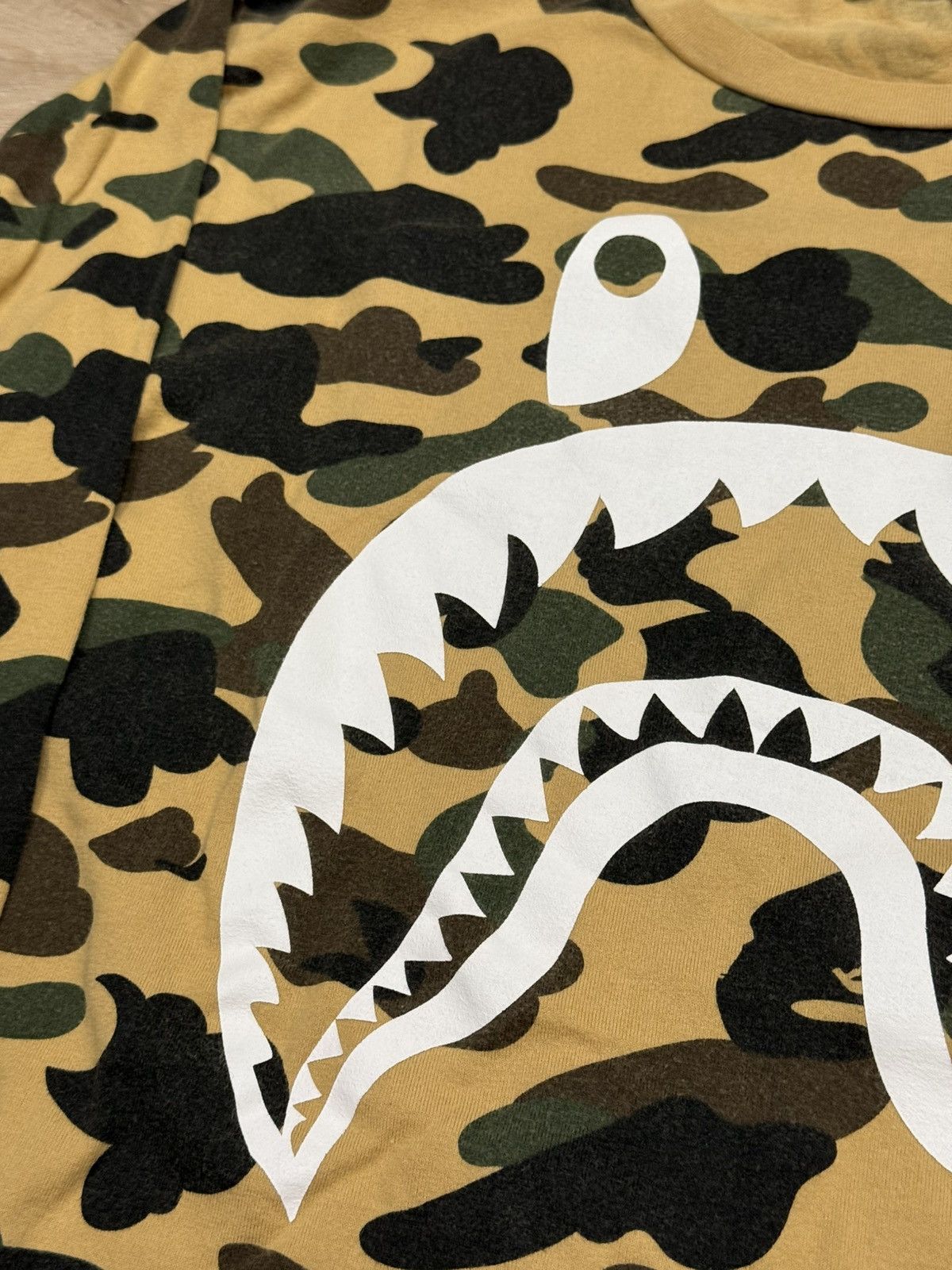 Bape Bape Camo Shark L/S Tee Size US M / EU 48-50 / 2 - 3 Thumbnail