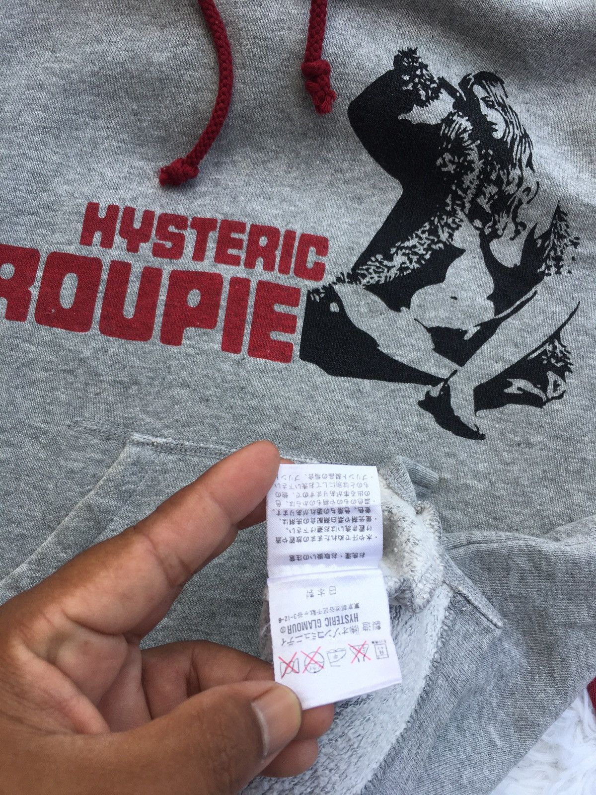 Hysteric Glamour Rare Vintage Hysteric Glamour Groupie Hoodie Size US S / EU 44-46 / 1 - 14 Thumbnail