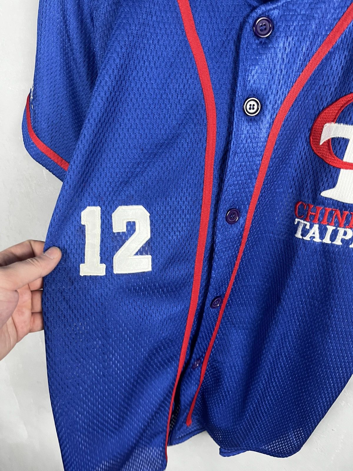 Vintage Chinese Taipel jersey Baseball vintage 2000s Size US M / EU 48-50 / 2 - 4 Thumbnail