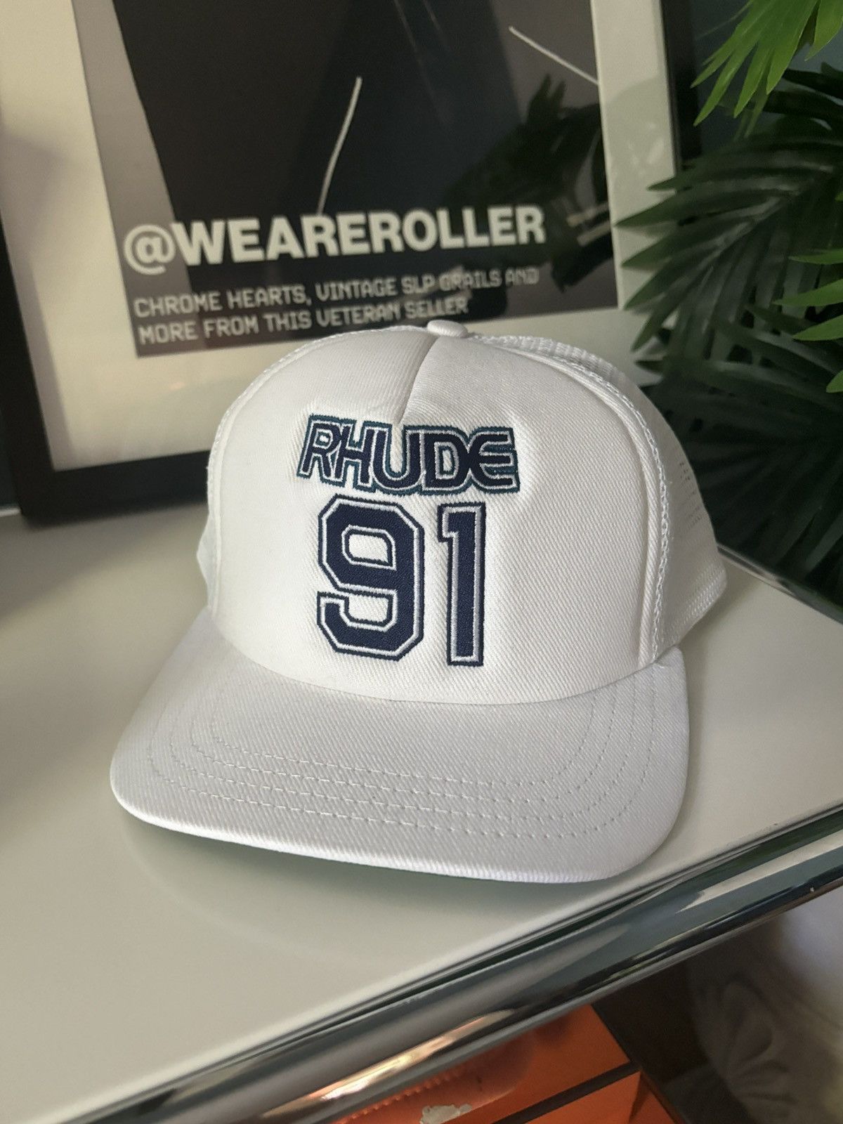 Rhude RHUDE “VINTAGE ST BARTS 91” HAT Size ONE SIZE - 2 Thumbnail