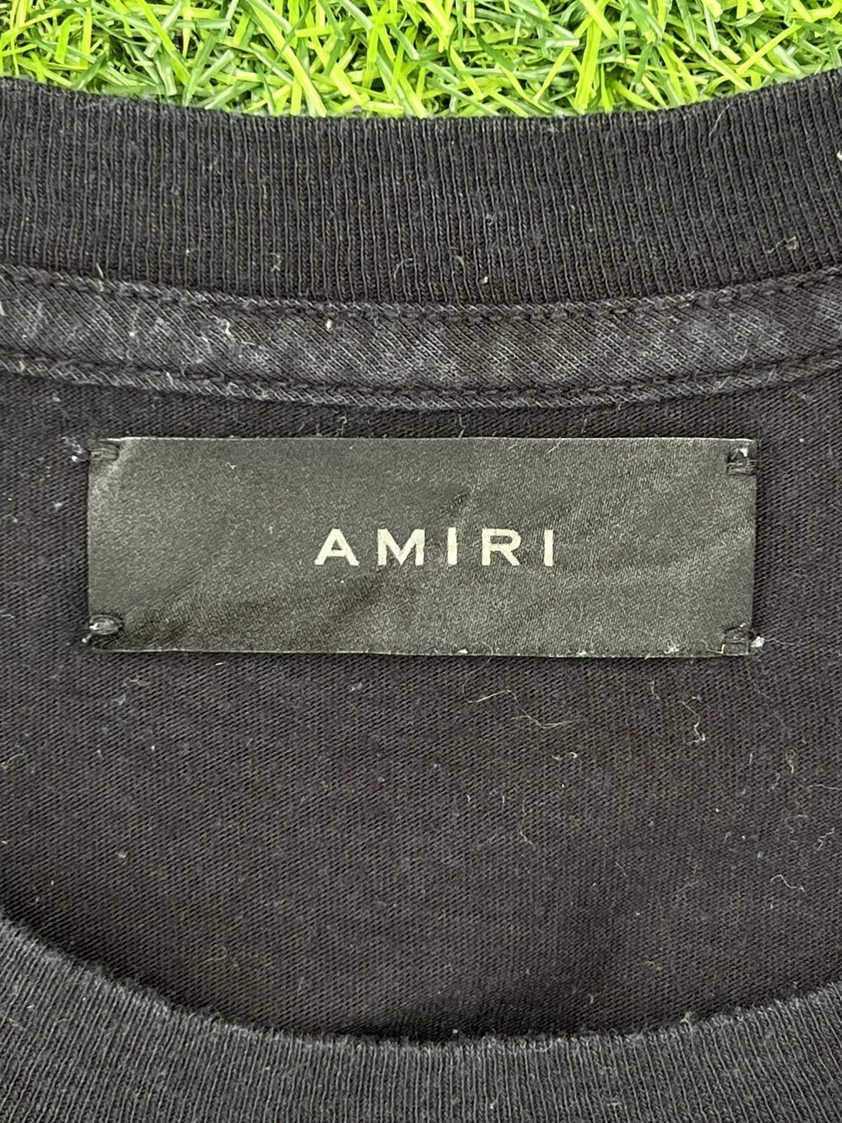 Amiri AMIRI Vintage Rose Embroidered Tee - Black Size US L / EU 52-54 / 3 - 4 Thumbnail