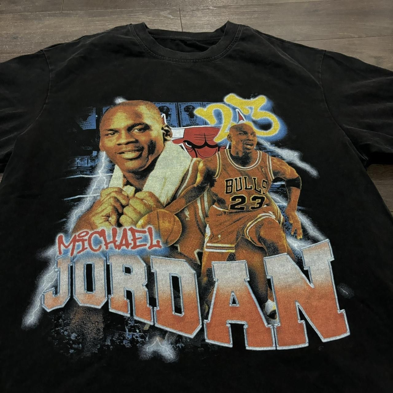 Designer Michael jordan rap tee style t shirt Size US L / EU 52-54 / 3 - 2 Thumbnail