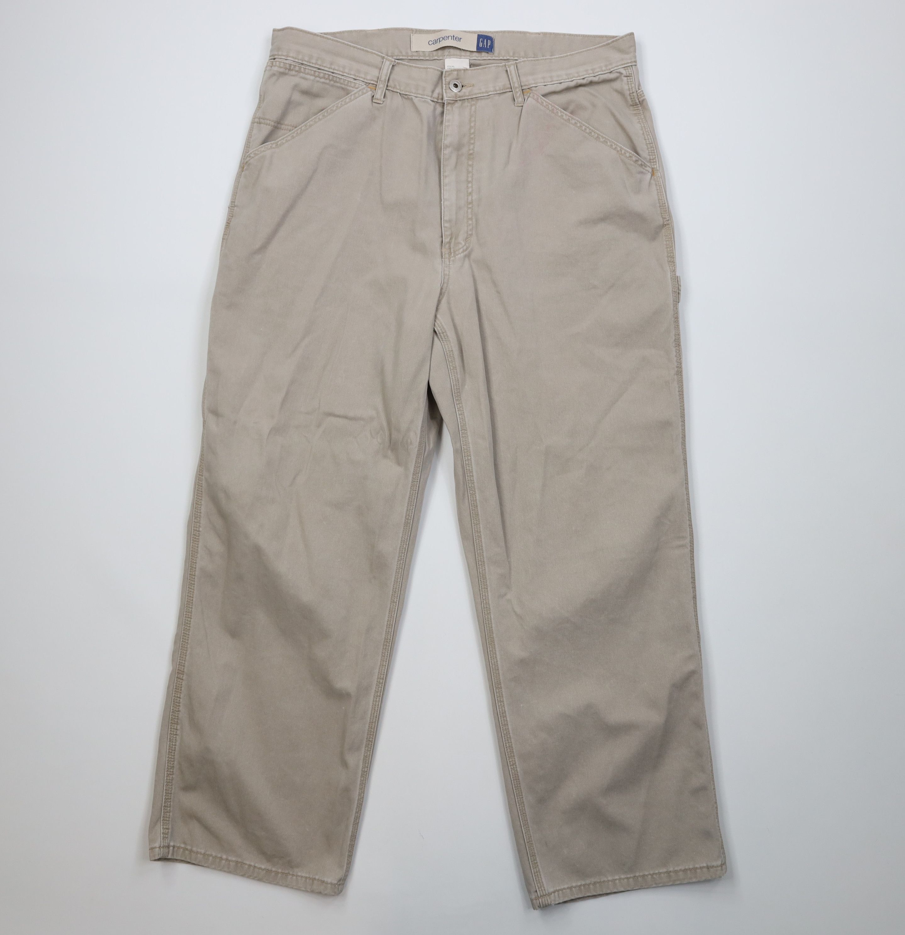Gap Vintage Y2K Gap Carpenter Wide Leg Pants Cotton Workwear Size US 38 / EU 54 - 1 Thumbnail