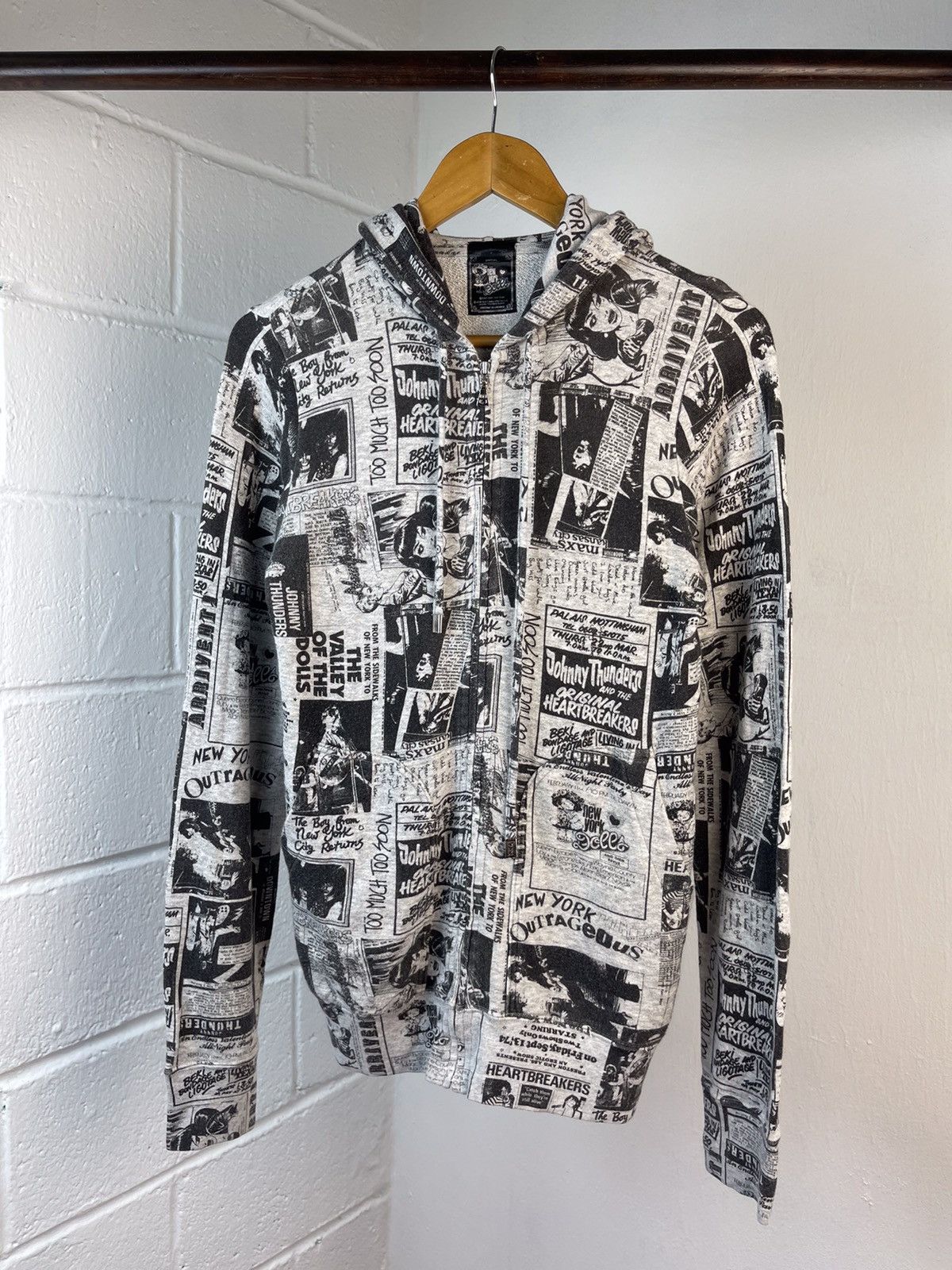 Hysteric Glamour Hysteric Glamour X NewYork Doll Zip Fullprint Hoodie Size US S / EU 44-46 / 1 - 6 Thumbnail