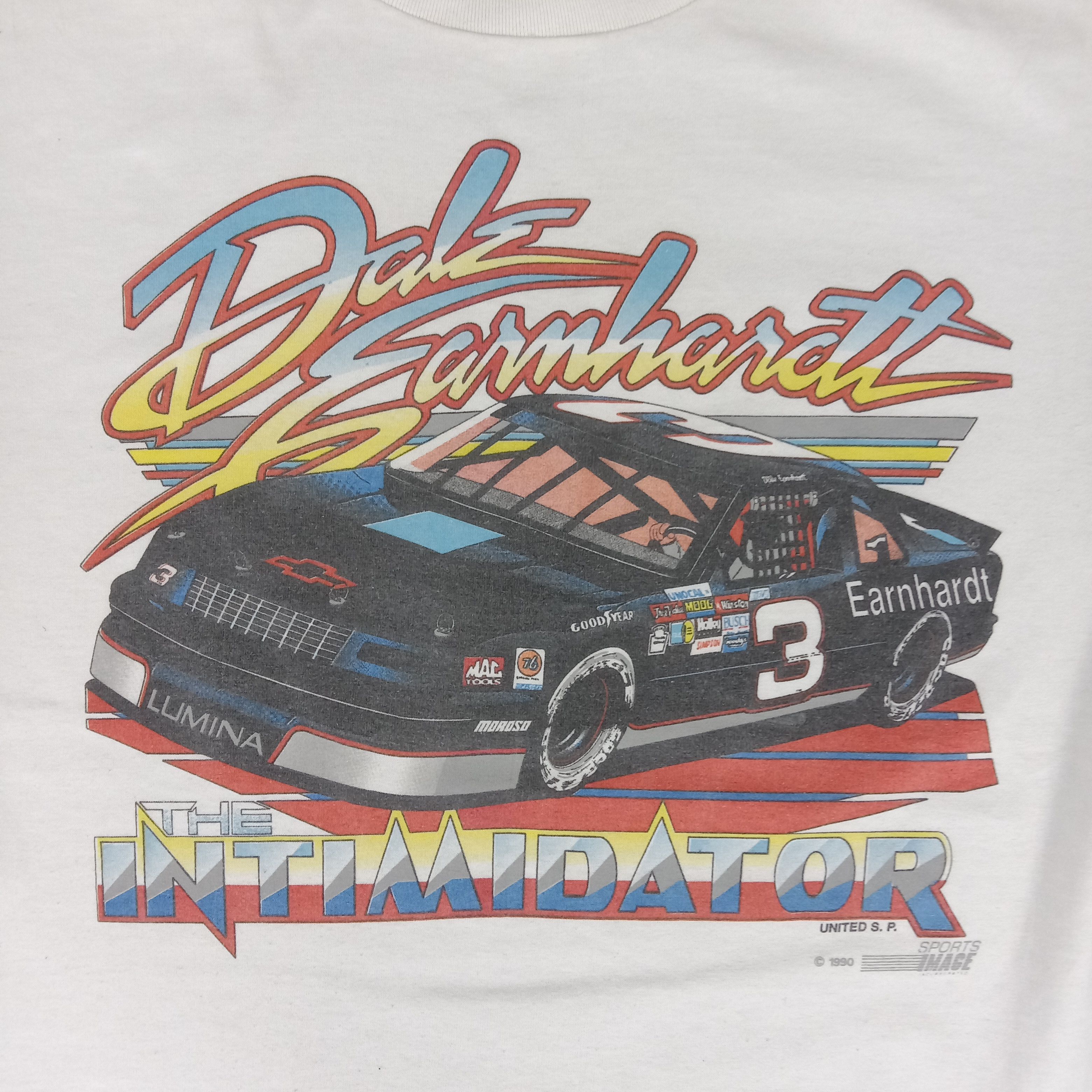 Vintage Vintage 90's Dale Earnhardt The Imidator Racing Tshirt Size US L / EU 52-54 / 3 - 2 Thumbnail