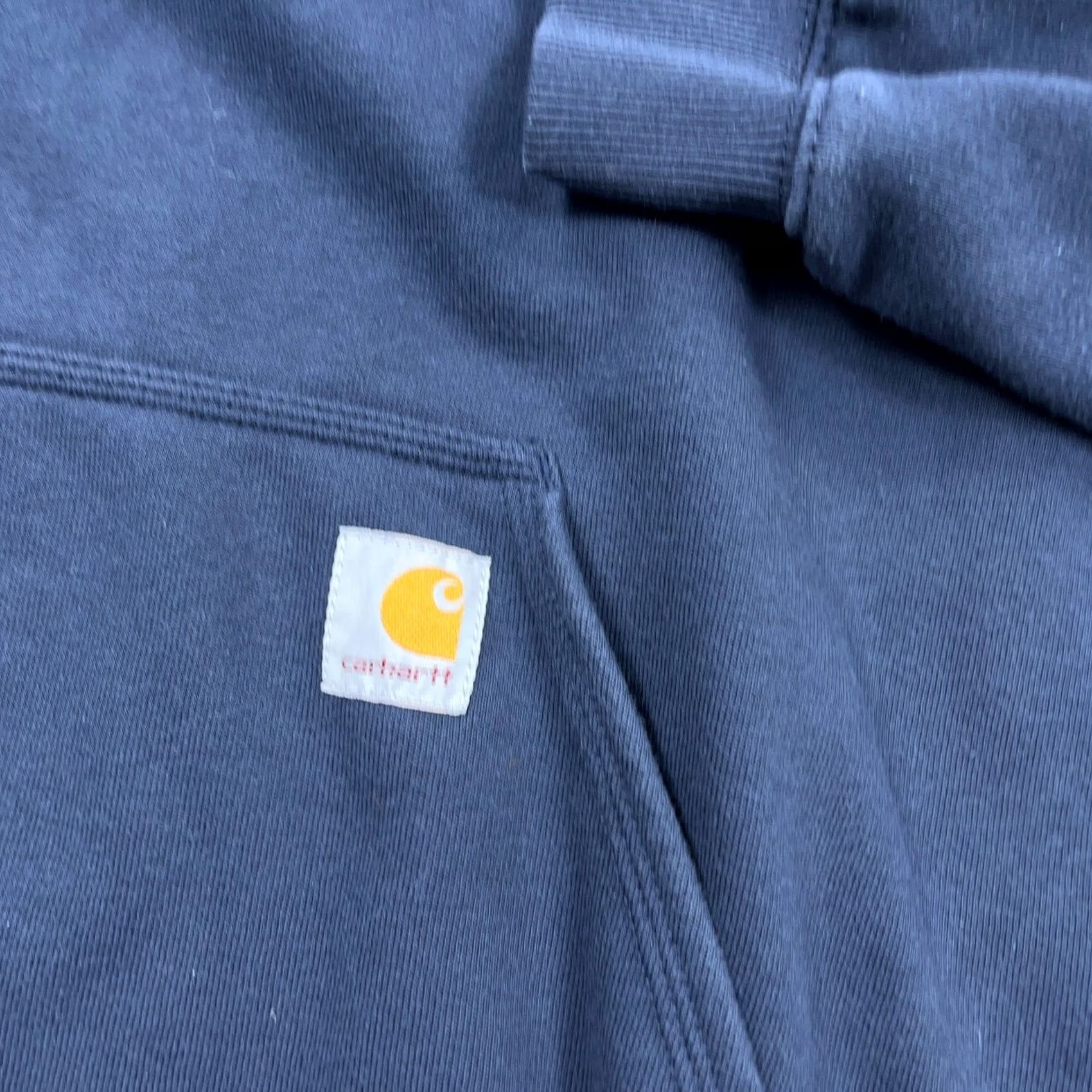 Carhartt Carhartt Hoodie Men Medium Blue Sweatshirt Spell Out Loose Fit Rain Defender Size US M / EU 48-50 / 2 - 7 Thumbnail