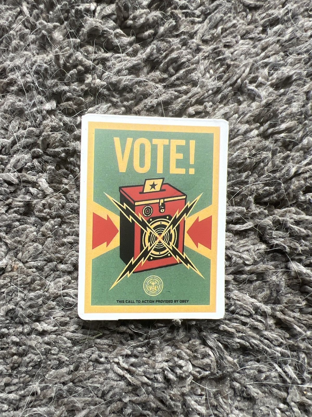 Obey × Shepard Fairey Shepard Fairey Obey Giant Vote! Sticker Size ONE SIZE - 1 Thumbnail